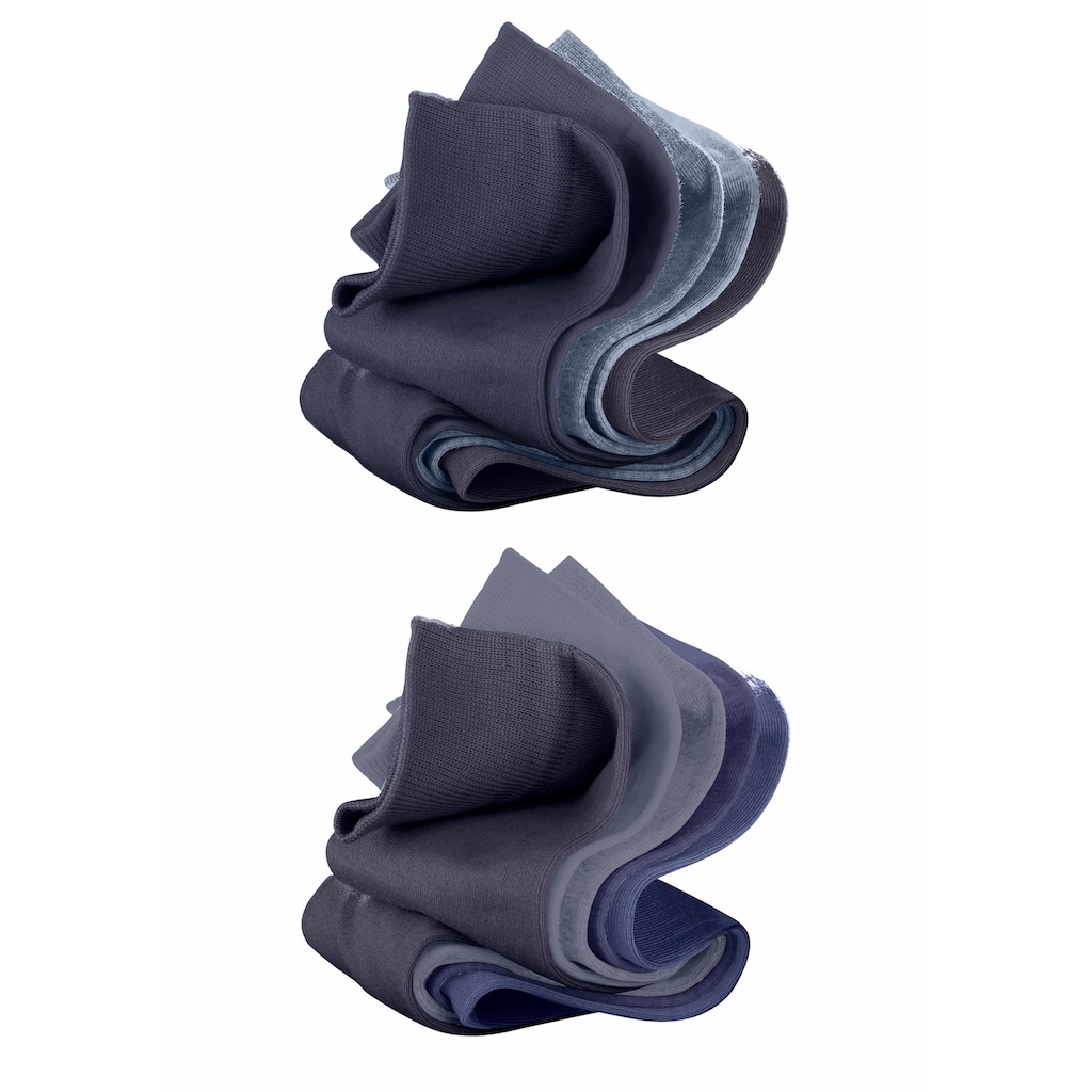 H.I.S Freizeitsocken, (Packung, 10 Paar), mit weichen Rippbündchen