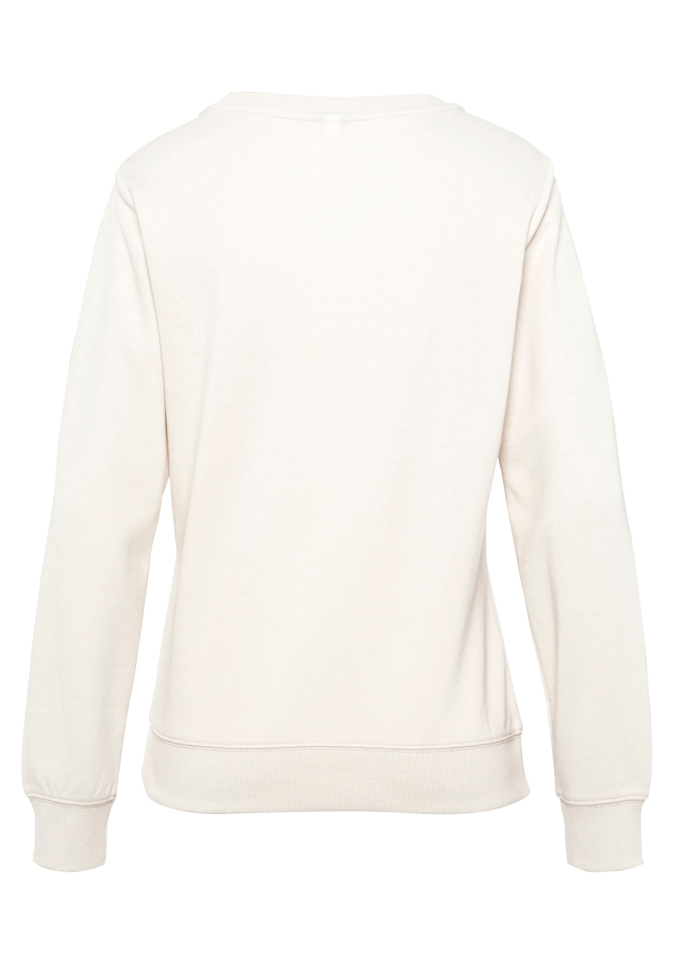 Bench. Loungewear Sweatshirt mit Logodruck und Stickerei, Loungeanzug