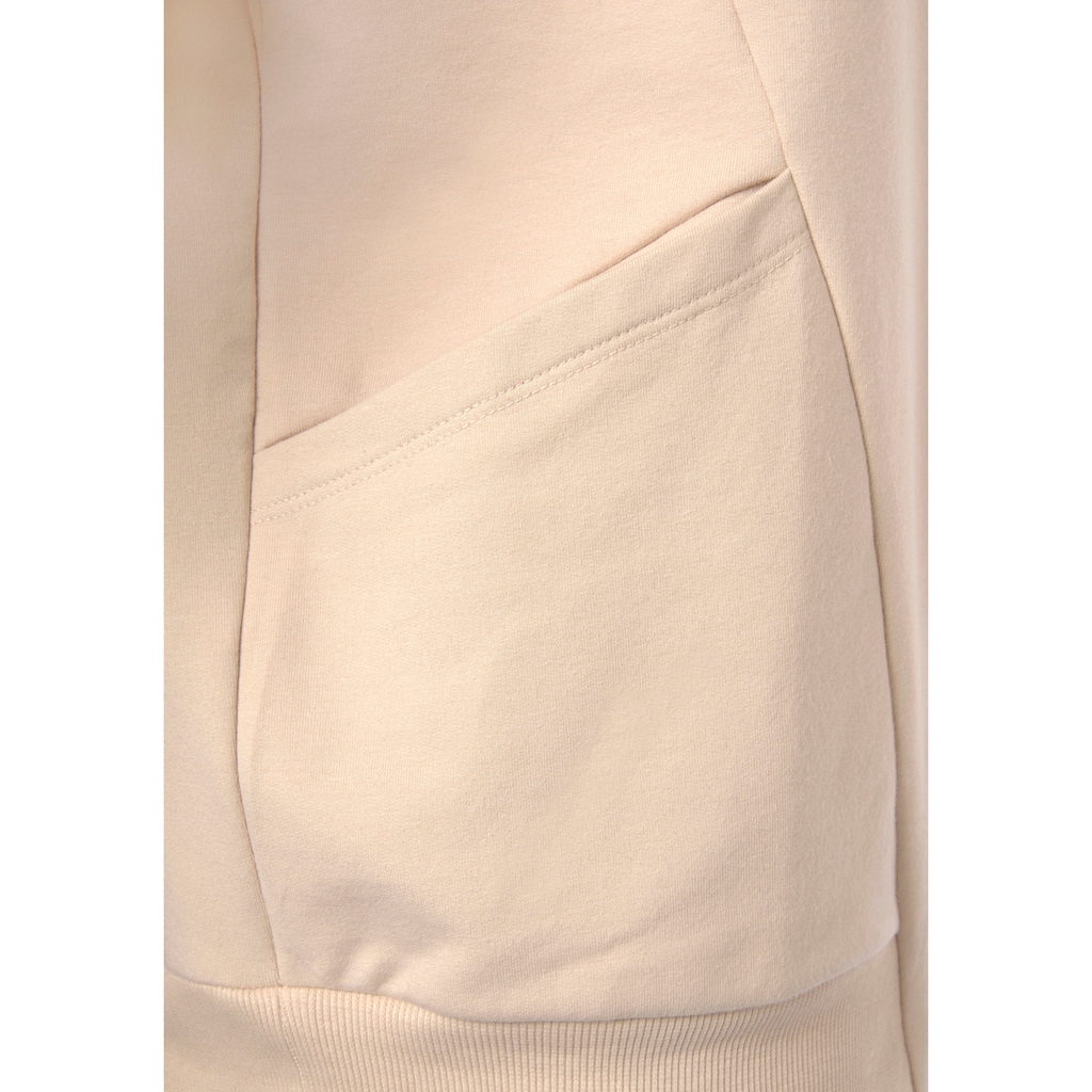 Bench. Loungewear Kapuzensweatjacke, mit sportlichen Teilungsnähten, Loungeanzug