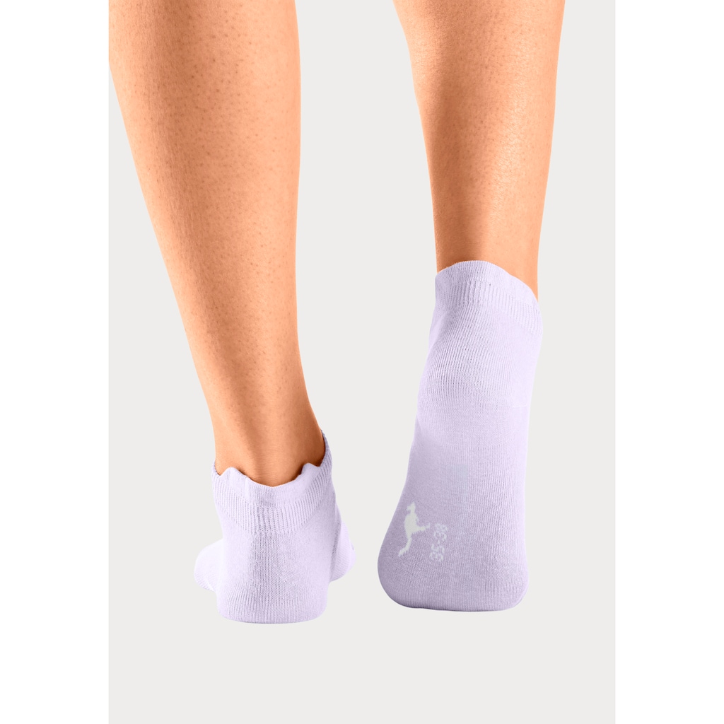 KangaROOS Sneakersocken, (Packung, 10 Paar), mit erhöhtem Bündchen