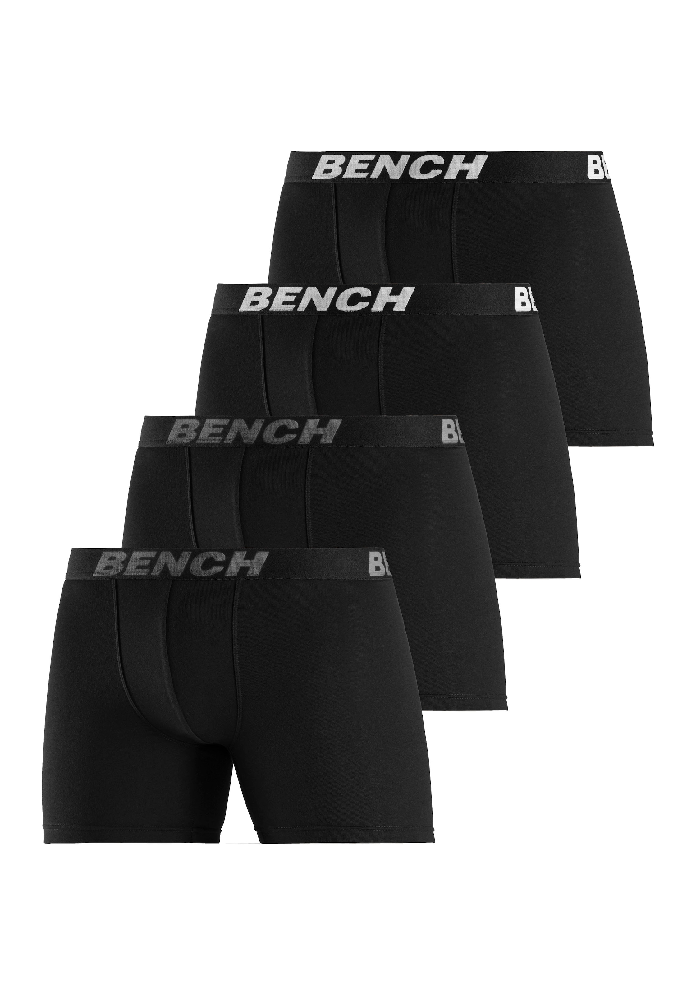 Bench. Boxer »Boxershorts für Herren«, (Packung, 4 St.), mit längerer Beinform aus Baumwollmischung