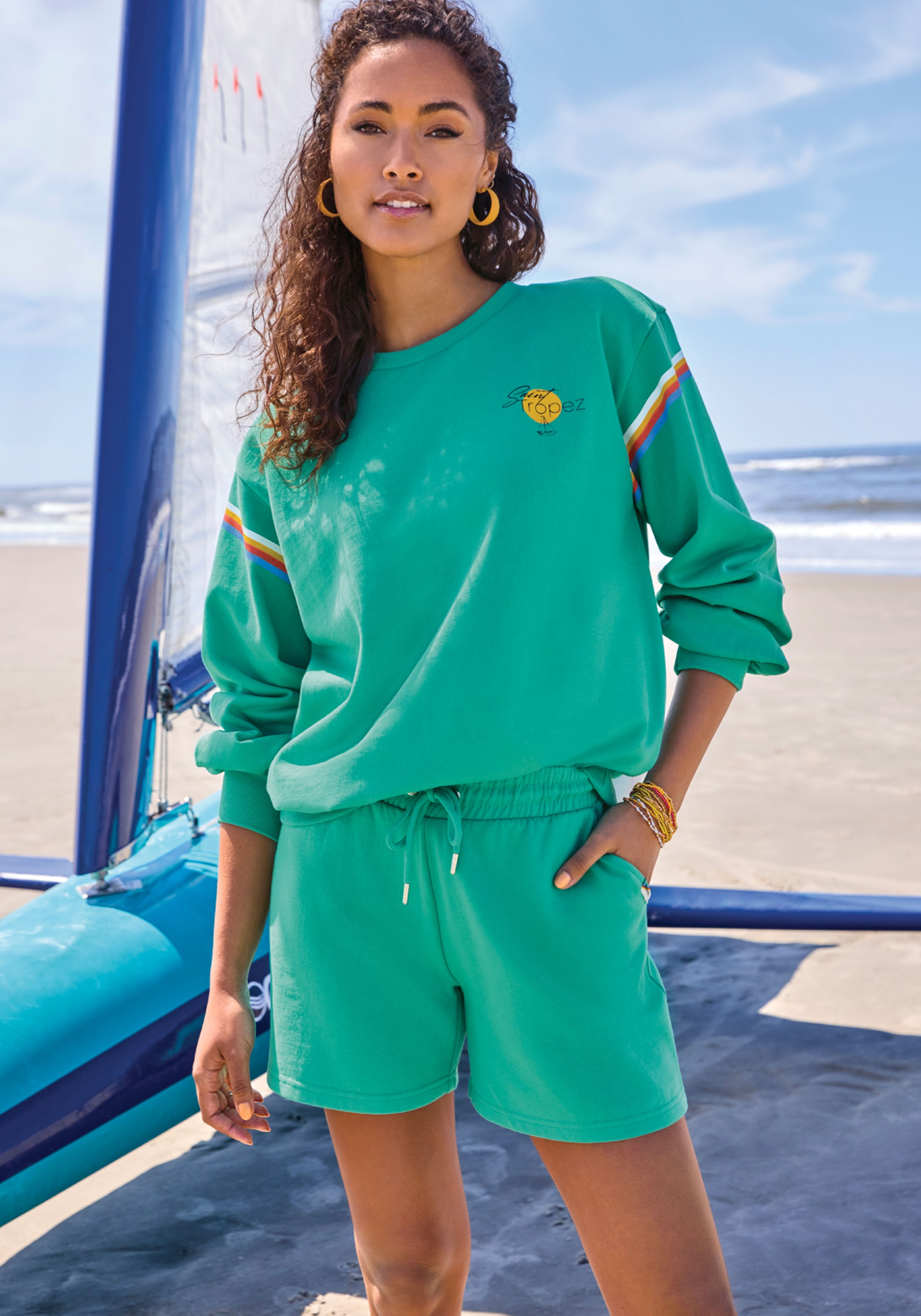 Bench. Short en molleton  mit seitlichen Taschen, Loungewear
