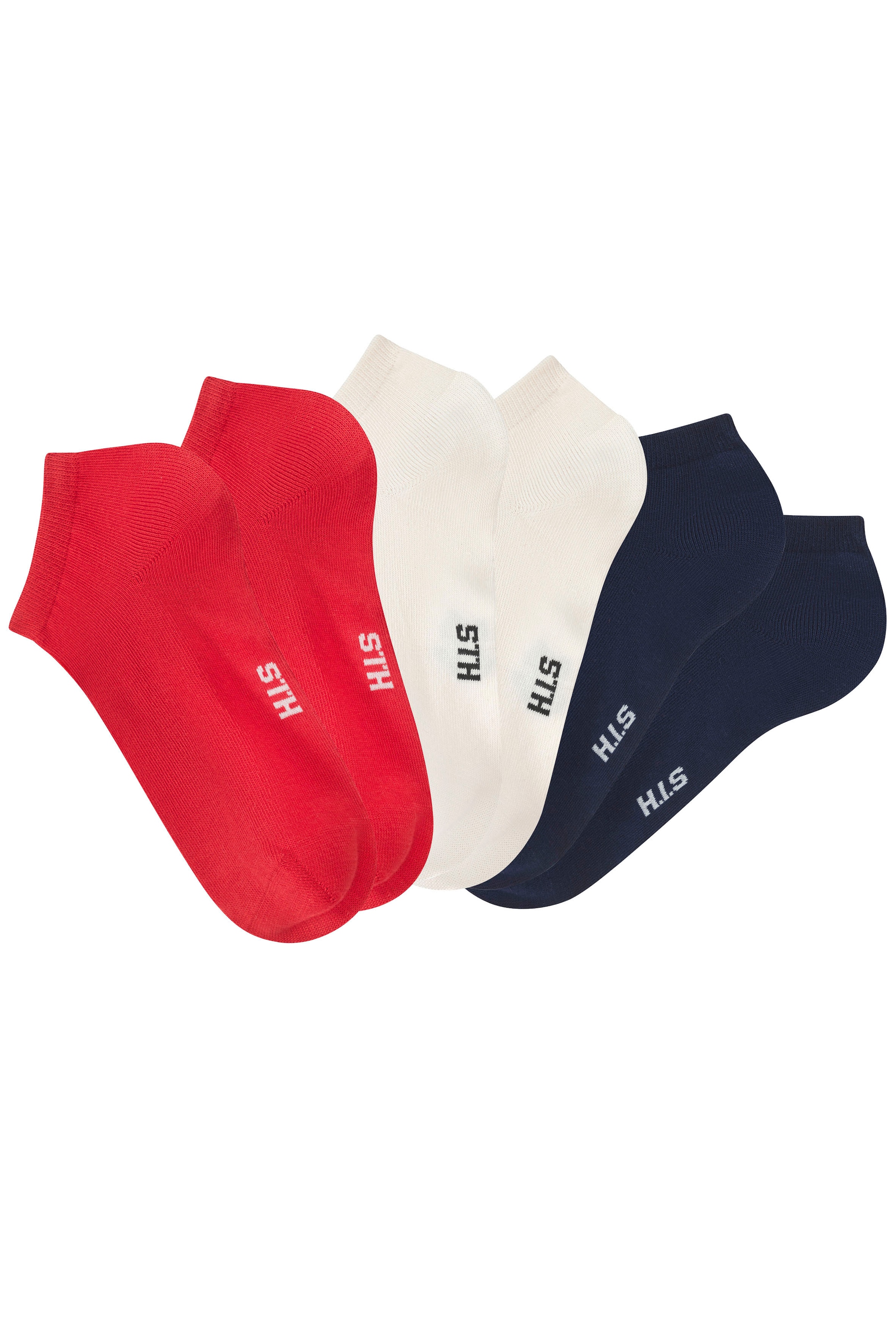 H.I.S Chaussettes de baskets Paquet, 6 Couple tlg. mit maritimen Design