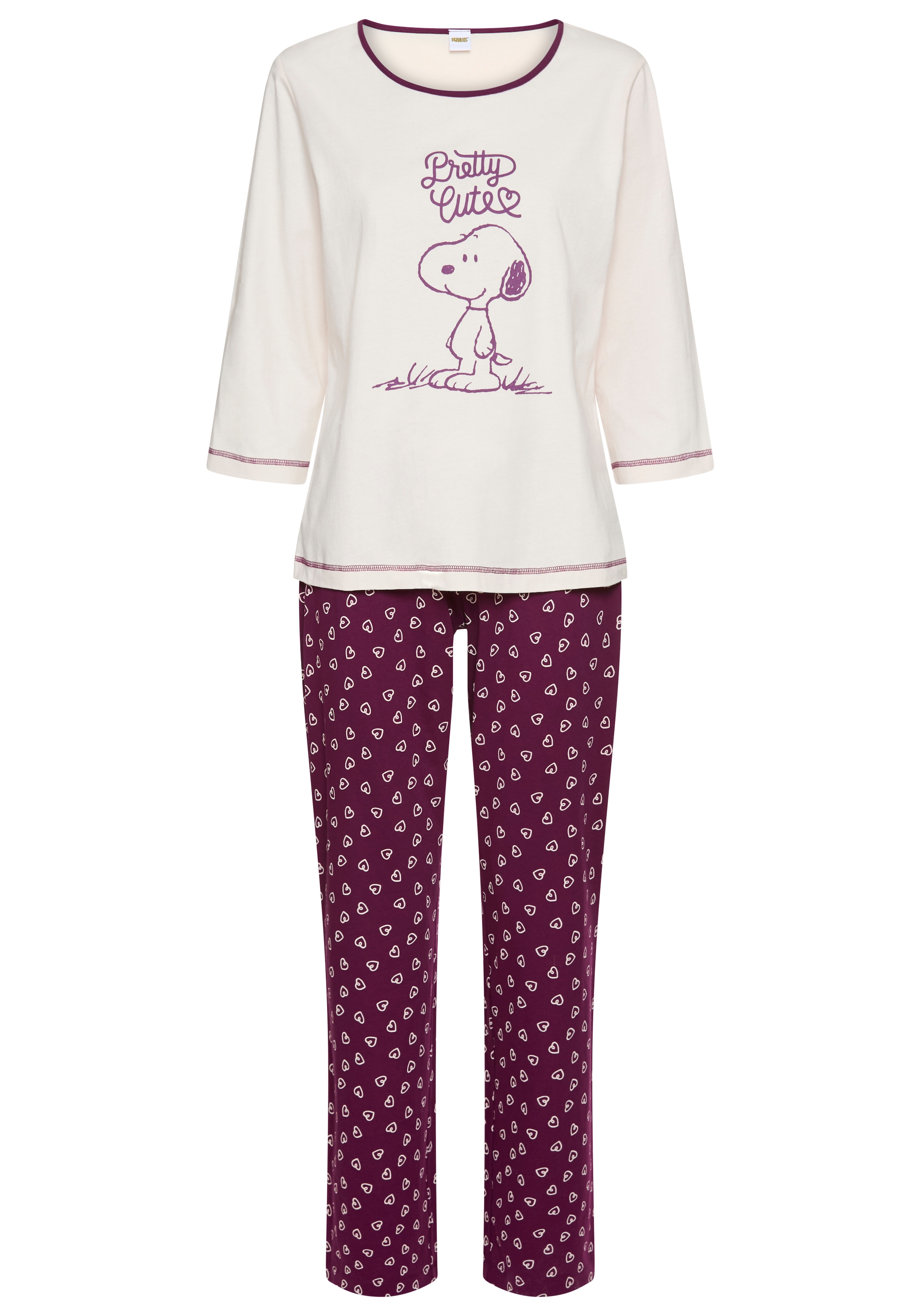 Peanuts Pyjama Ensemble, 2 pièces avec impression Snoopy