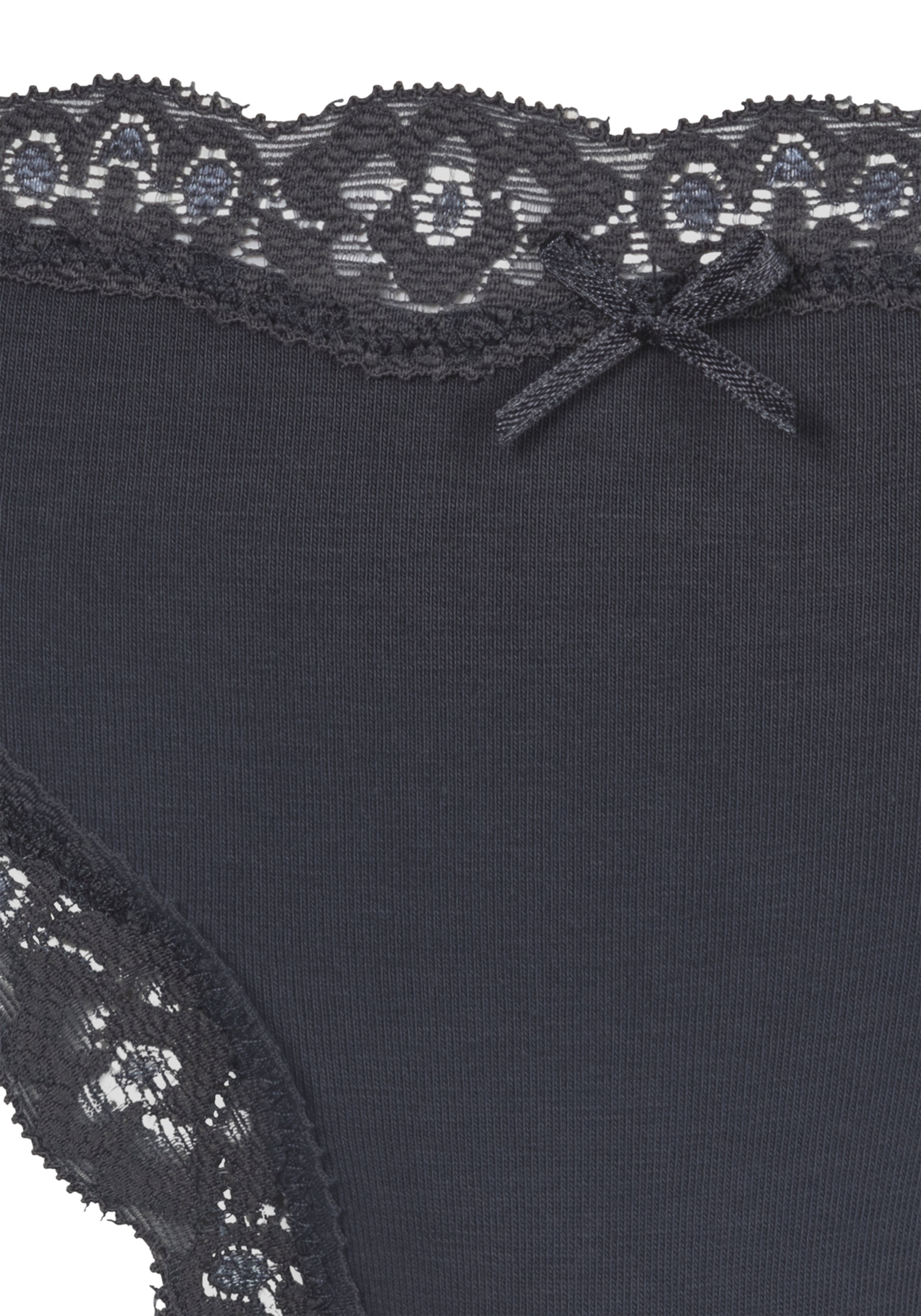 LASCANA String, (Packung, 3 St.), mit floraler Spitze