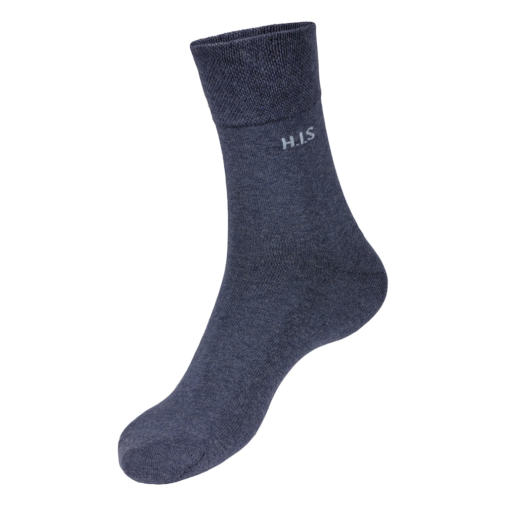 H.I.S Socken, (Packung, 12 Paar), ohne einschneidendes Gummi