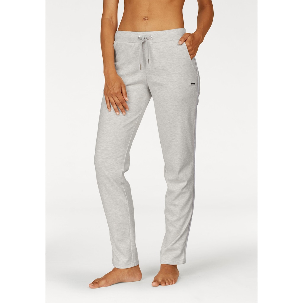 Bench. Loungewear Homewearhose, mit Metallic-Streifen, Loungewear, Loungeanzug