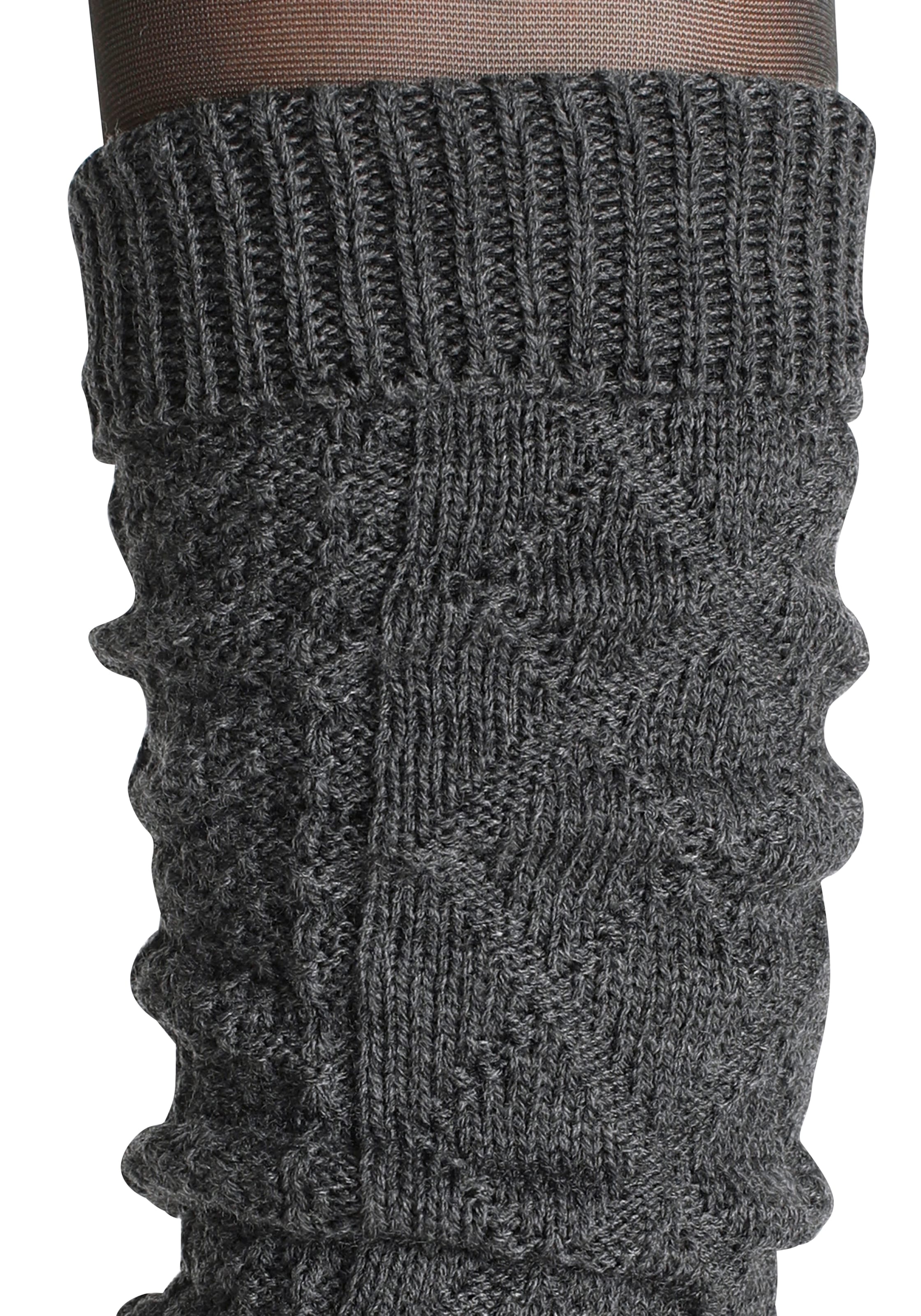 Lavana Stulpensocken, (Packung, 2 Paar), mit Zopfstrickmuster