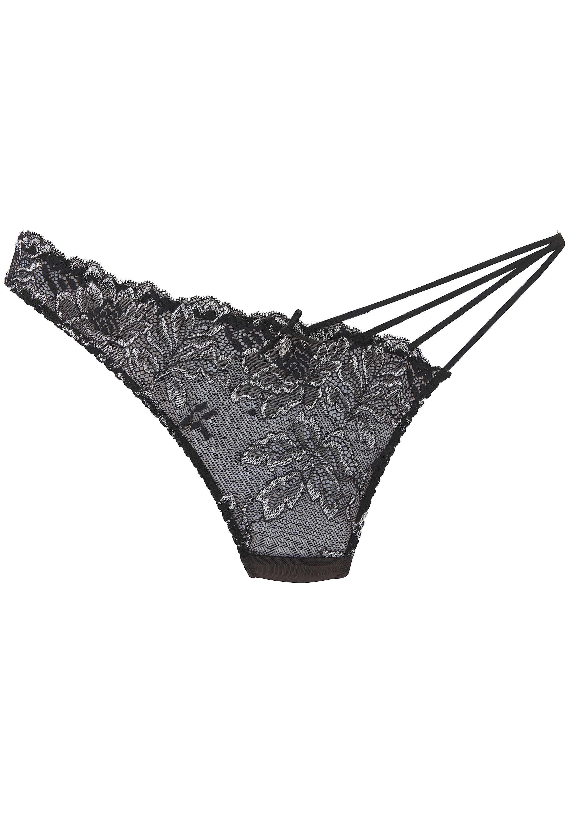 LASCANA String aus Spitze mit verführerischen Zierbändern, sexy Dessous