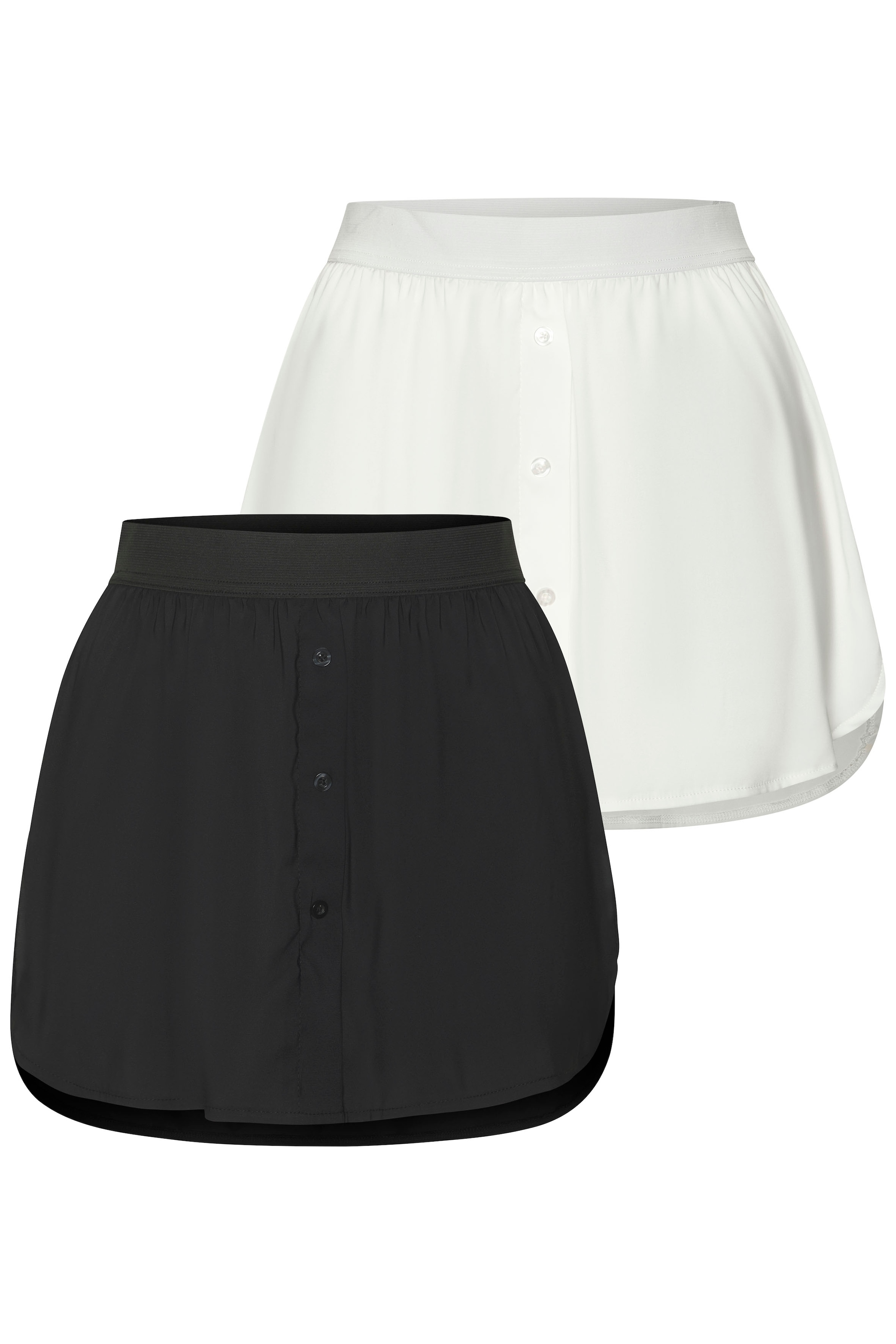 Vivance Unterrock, Blusenrock mit Gummibund, praktische Saumverlängerung