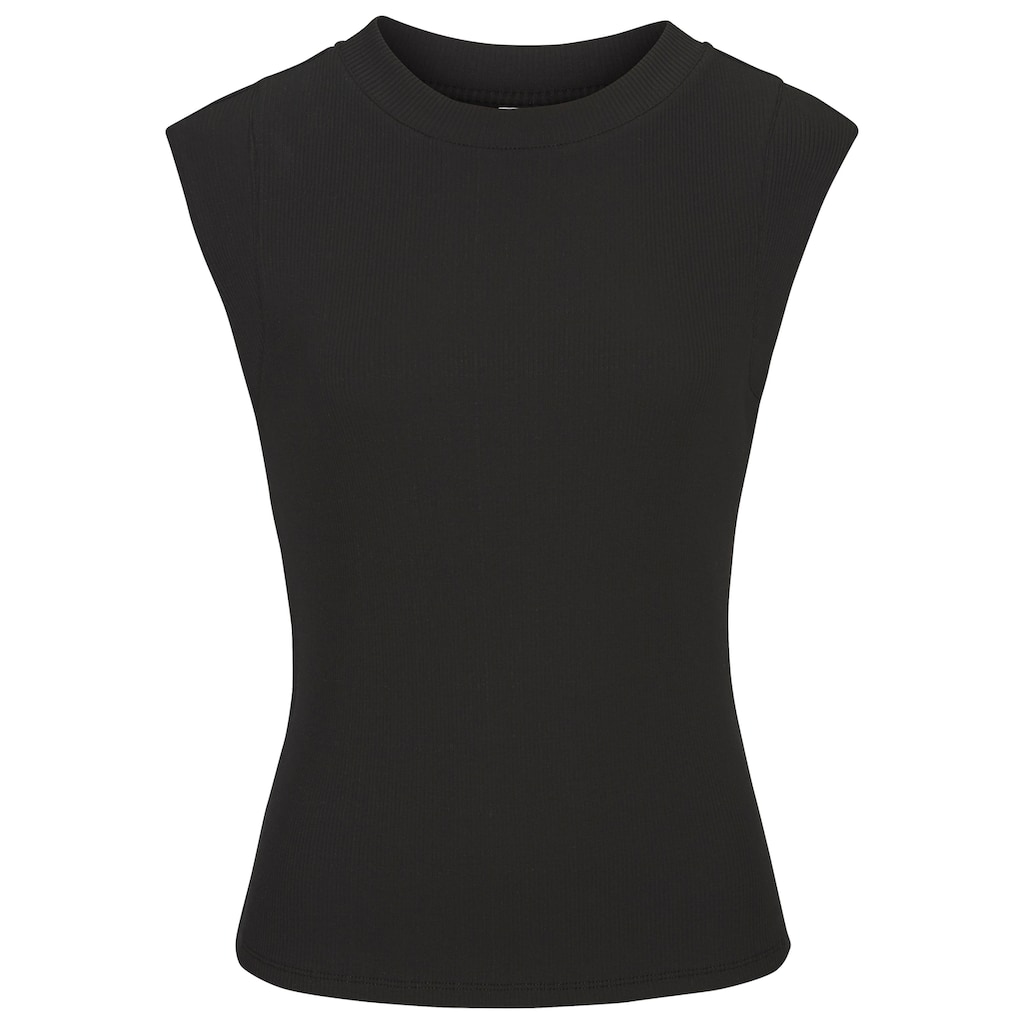 LASCANA Ripptanktop, mit breiten Trägern, figurbetonte Passform