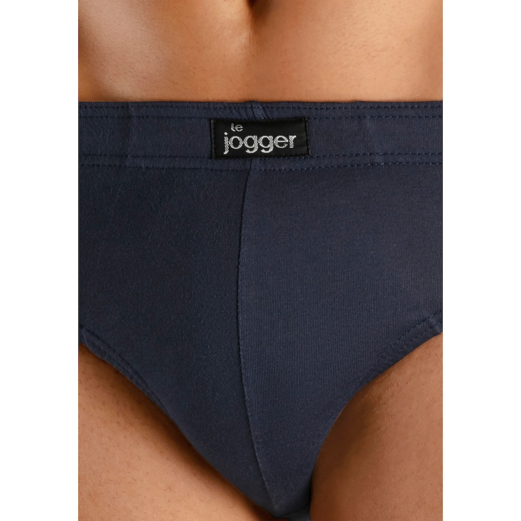le jogger® Slip, (Packung, 4 St.), aus angenehm weicher Baumwoll-Qualität