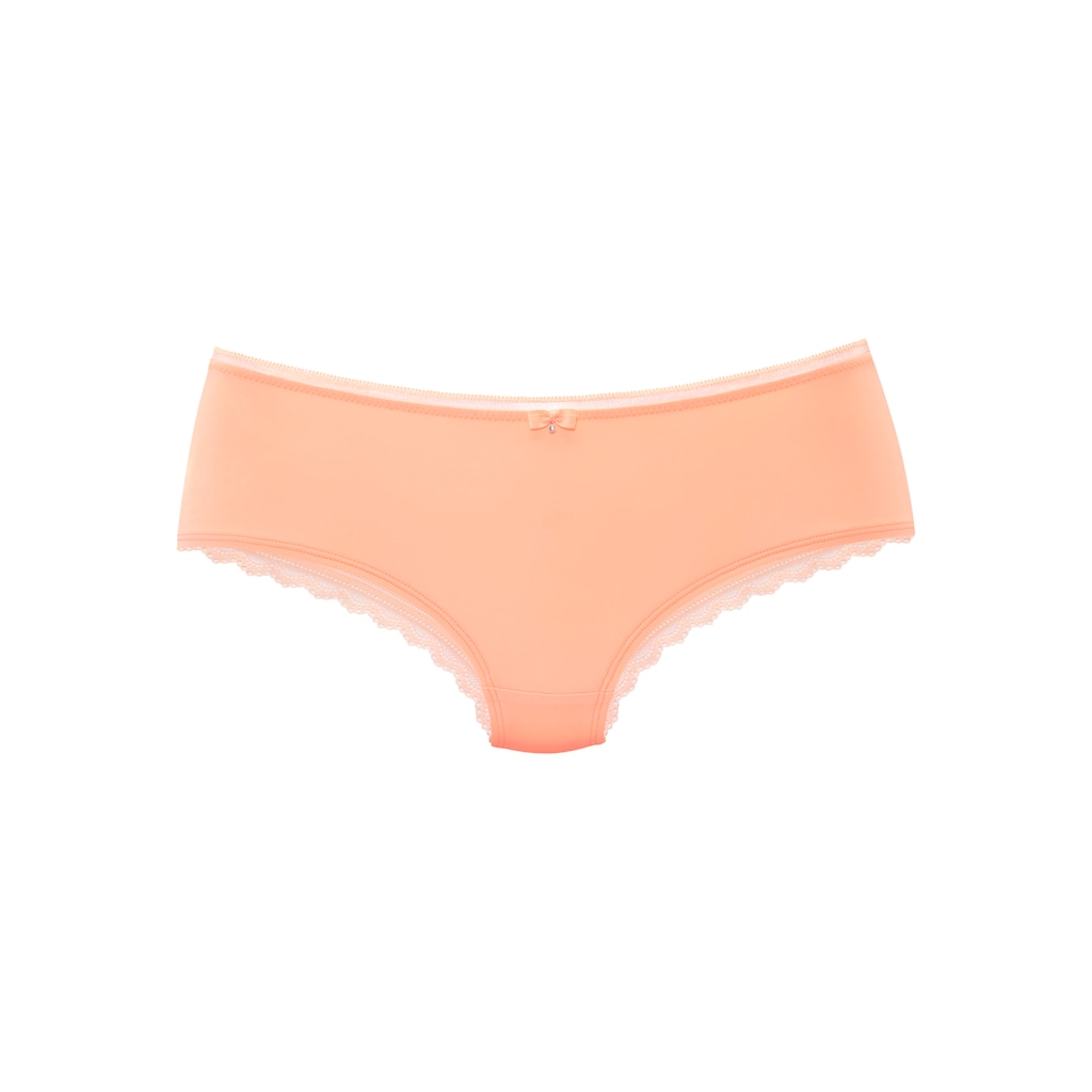 LASCANA Panty »Tiziana«, mit modischer Zierkante und hübschen Accessoires
