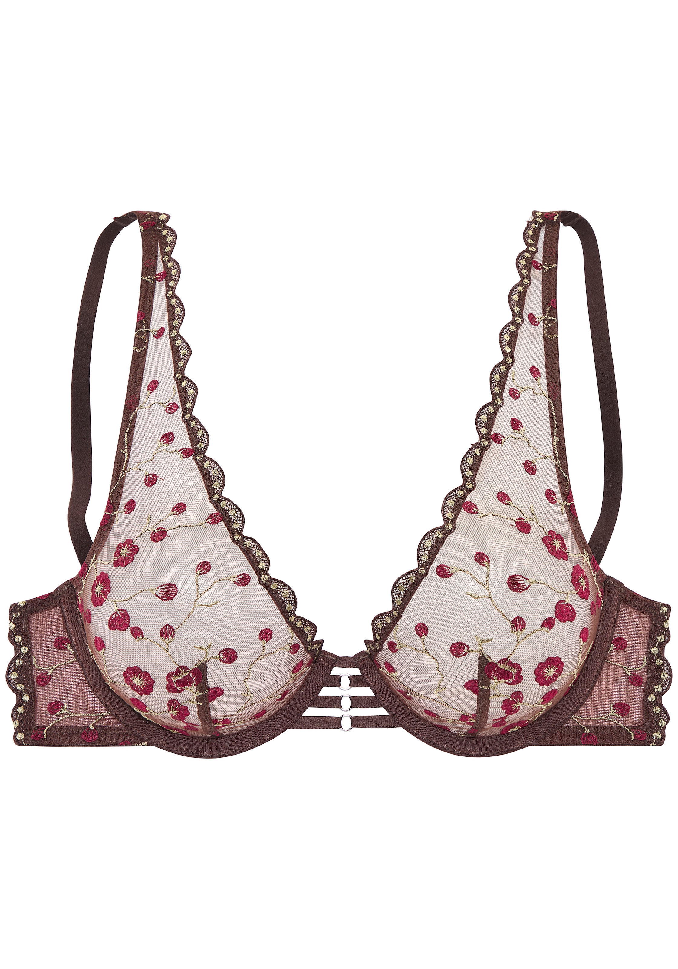 s.Oliver Soutien-gorge à armatures », BH mit Bügel, Spitzen-BH im High-Apex-Design« peut être combiné en ensemble de lingerie, lingerie sexy, sous-vêtements sexy pour femmes