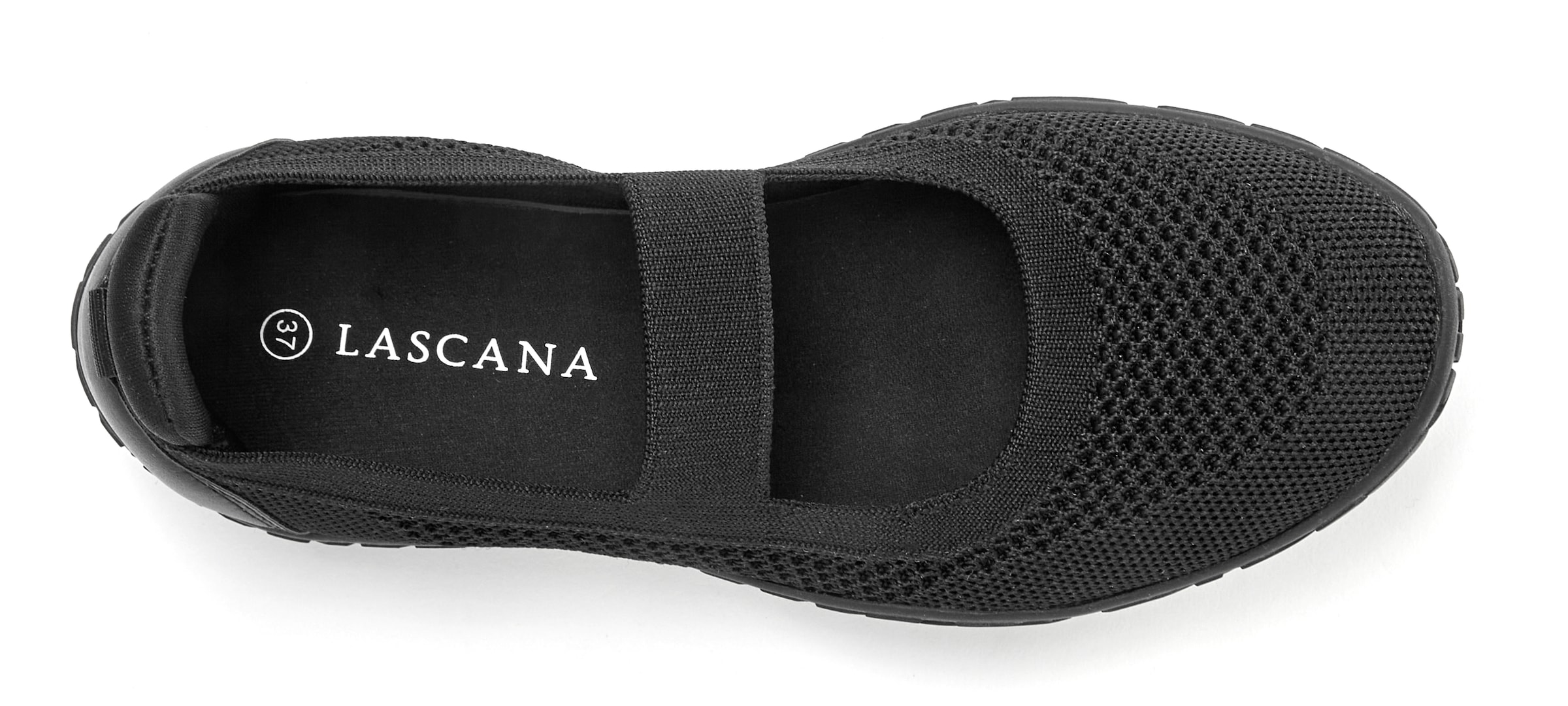 LASCANA Sneaker Ballerinas, Freizeitschuh, Slipper, Halbschuh, Slip On Sneaker superleicht VEGAN