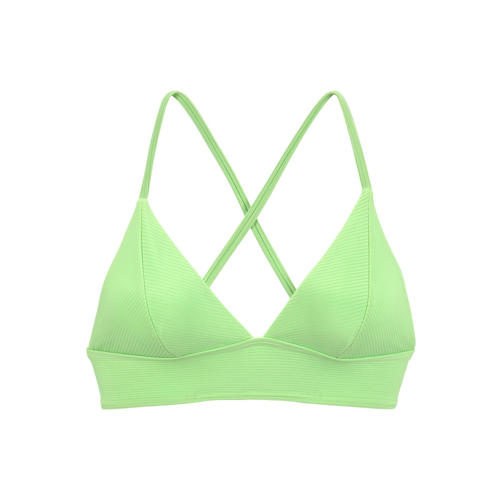 Venice Beach Triangel-Bikini-Top »Lucky«, aus gerippter Strukturware