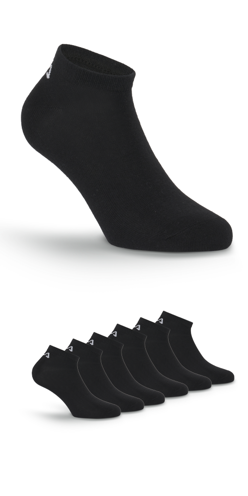 Fila Chaussettes »UNISEX INVISIBLE PLAIN SOCKS« 6 cuis tlg. mit eingestricktem Logo