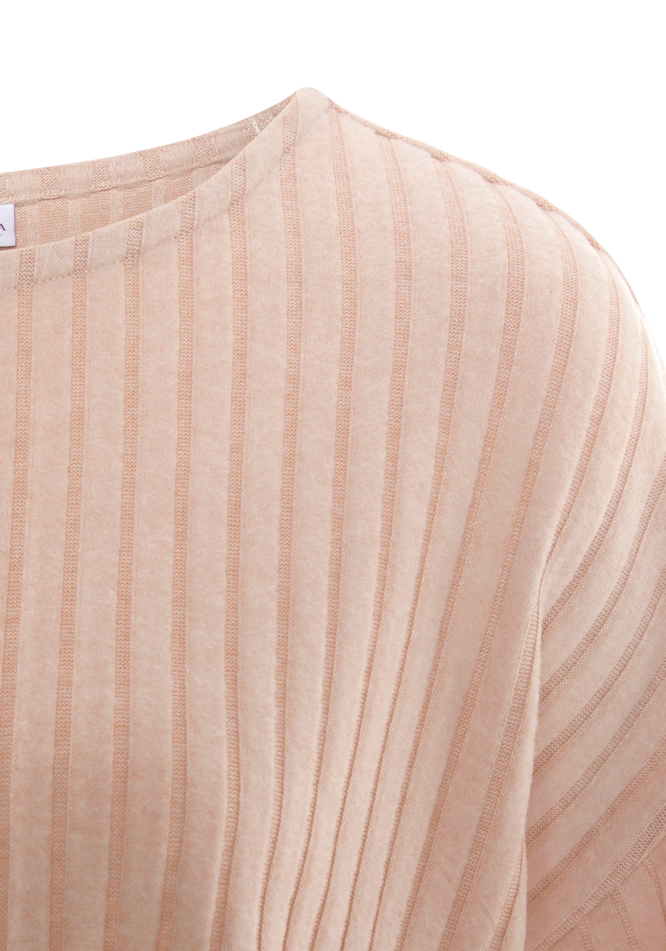 LASCANA 3/4-Arm-Shirt, Lounge-/Strickshirt aus weichem Strick, Loungewear