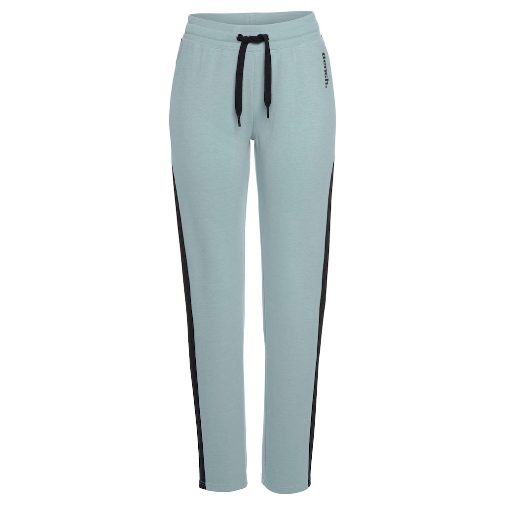 Bench. Loungewear Loungehose, mit Seitenstreifen und geradem Bein, Loungewear