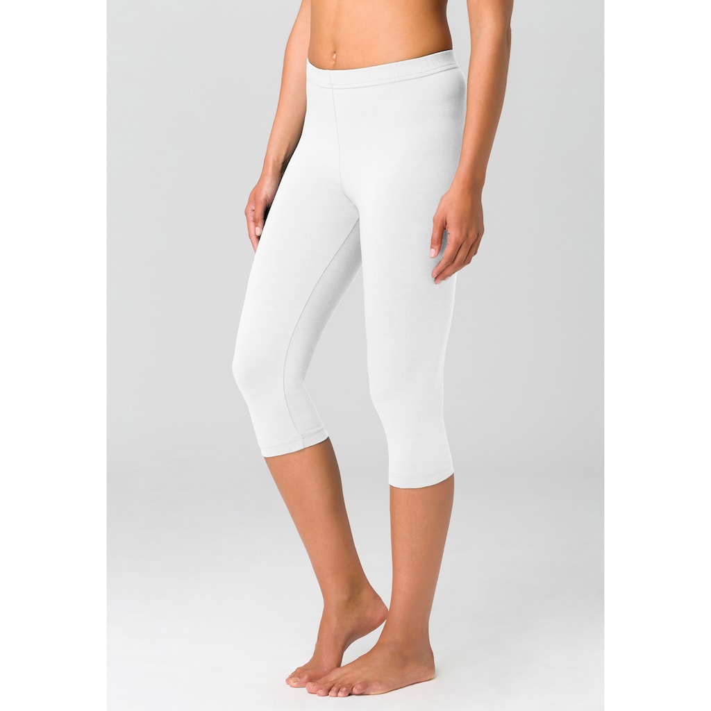 Vivance active Caprileggings, (2er-Pack), mit Gummibund, Loungewear