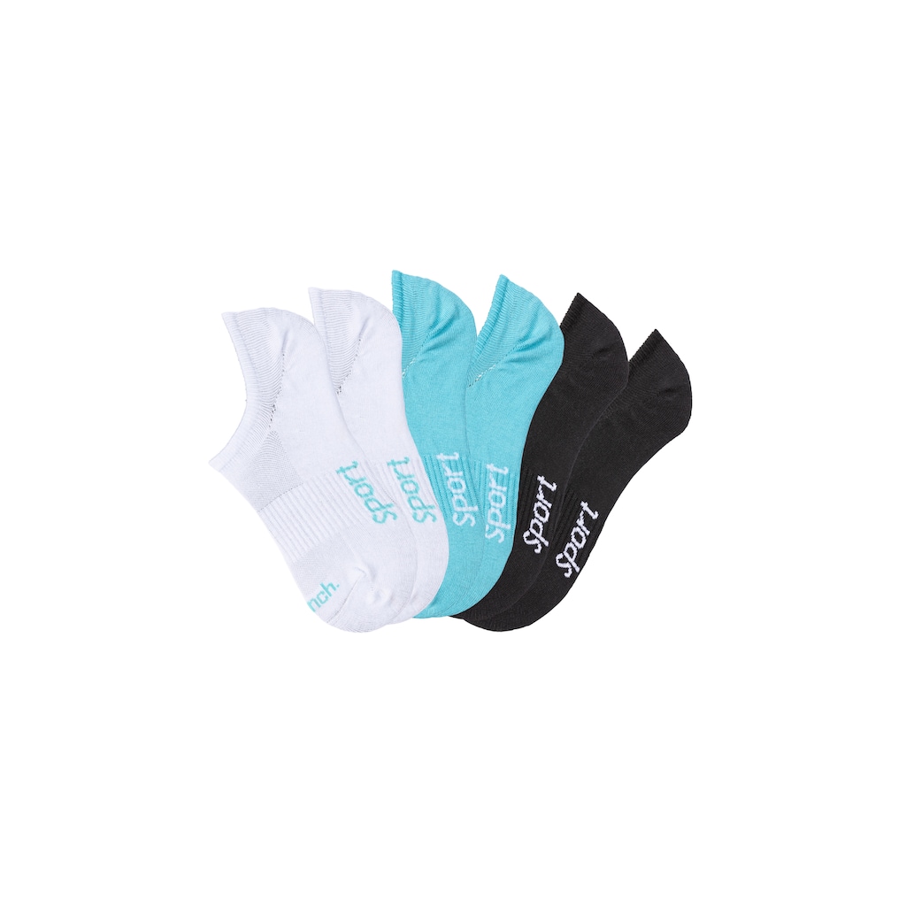 Bench. Sneakersocken, (Packung, 6 Paar), nicht sichtbar in Sneakern
