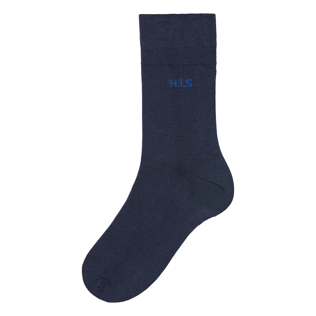 H.I.S Socken, (Packung, 12 Paar), ohne einschneidendes Gummi
