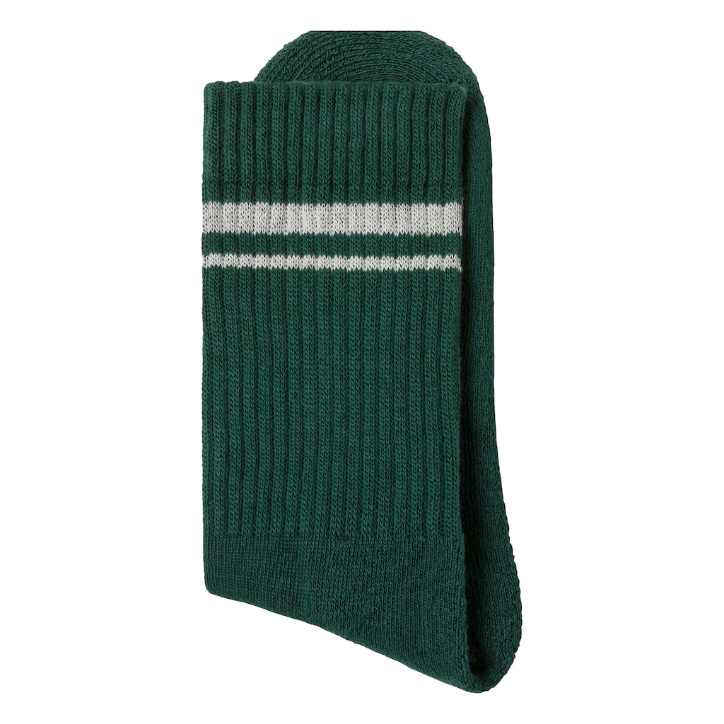 LASCANA ACTIVE Tennissocken, (Packung, 3 Paar), mit kleiner Stickerei