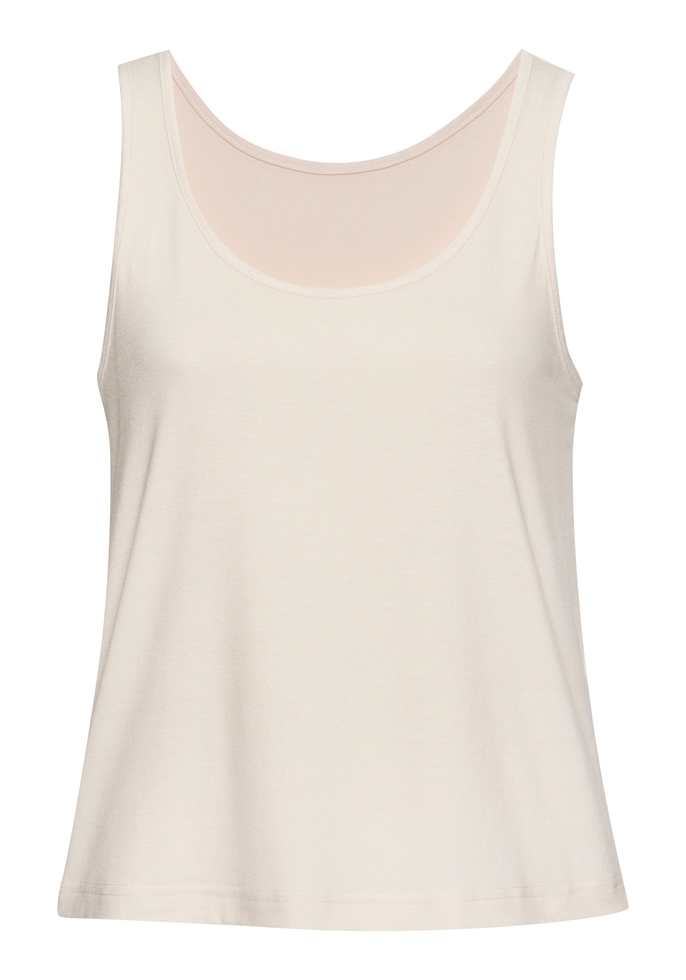 LASCANA Tanktop, Aus weicher Viskosemischung