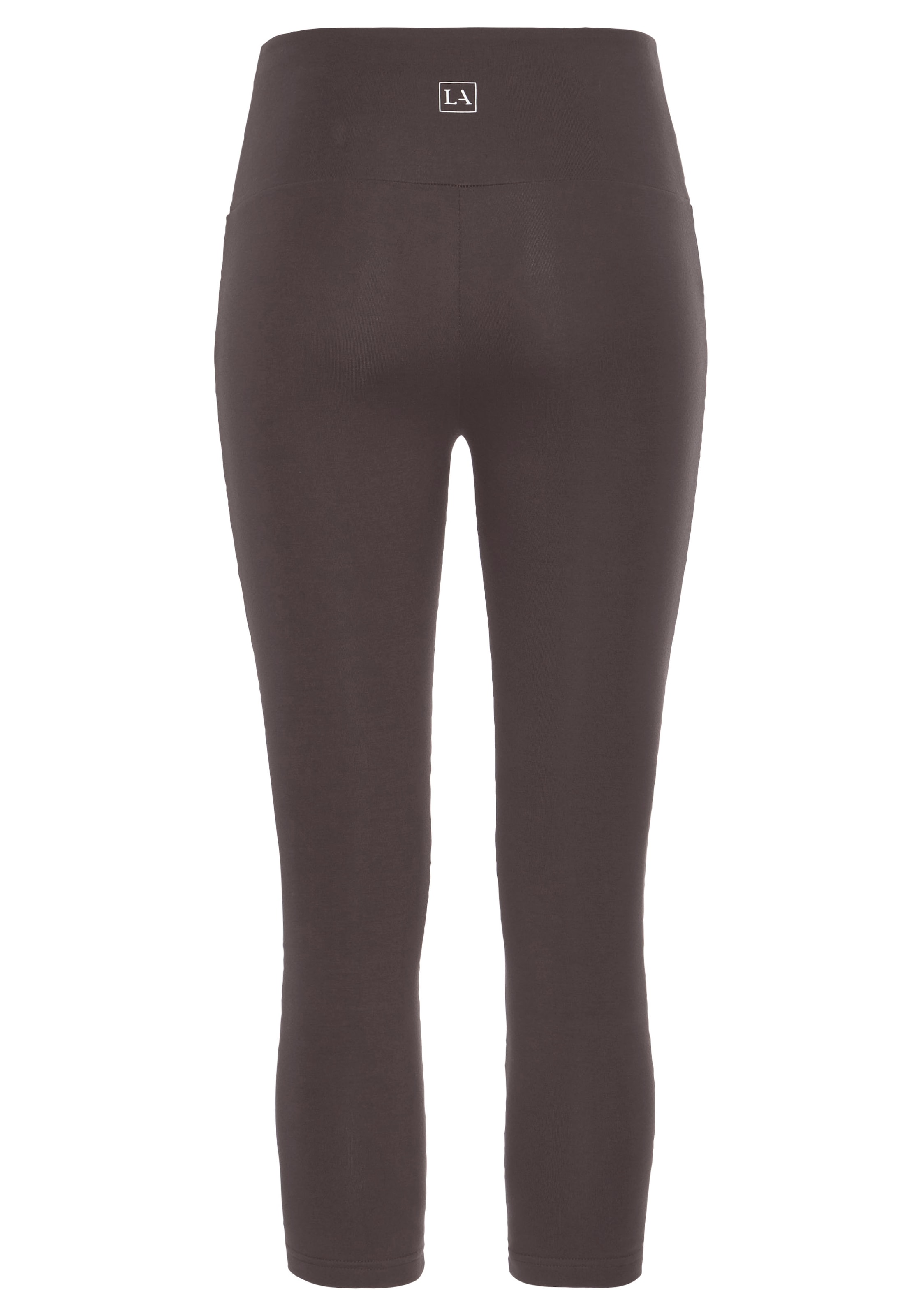 LASCANA Caprileggings, mit breitem weichem Bündchen, Loungewear