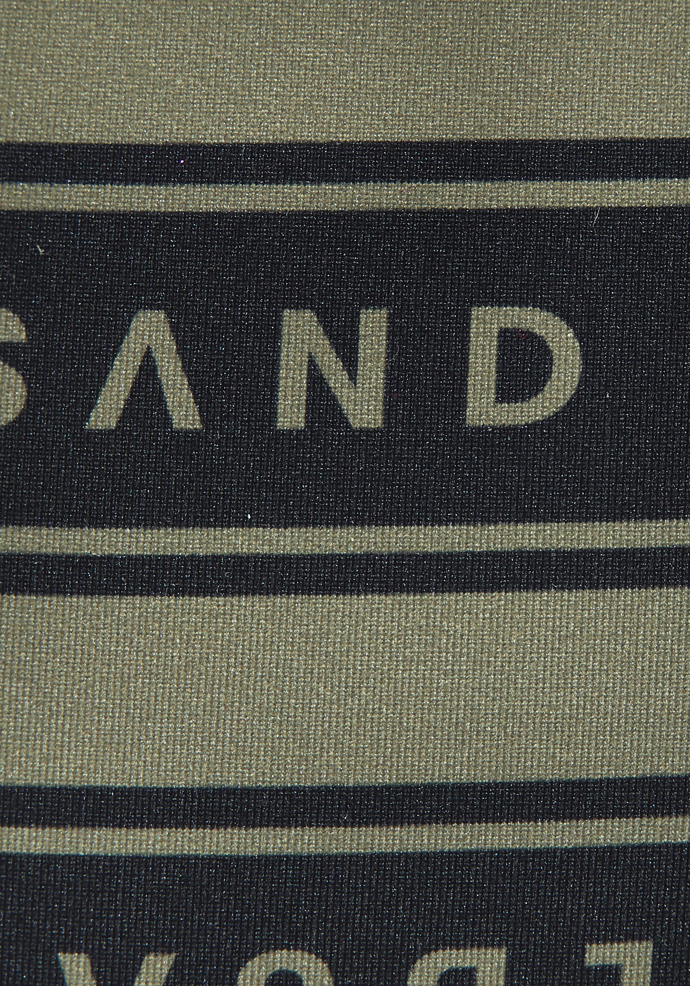 Elbsand Triangel-Bikini »Zone« Set,  mit kontrastfarbenen Streifen und Schriftzügen