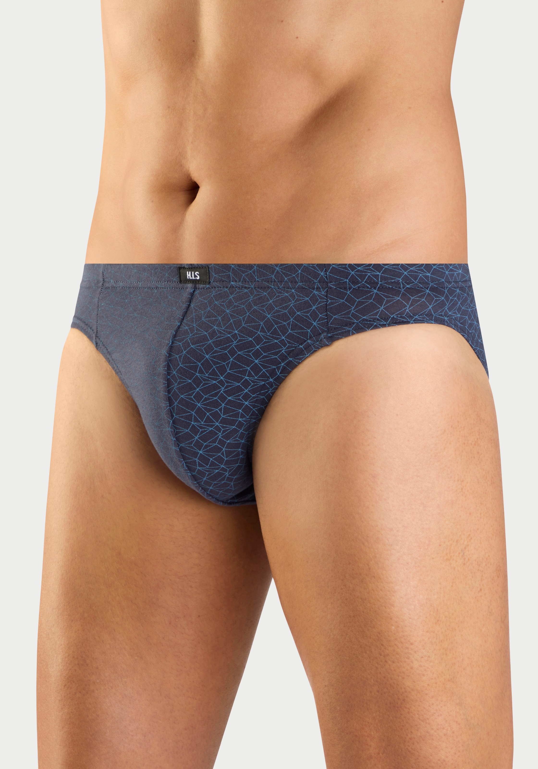 H.I.S Slip »Männer Unterhose« Paquet, 10 cuis en qualité coton imprimé