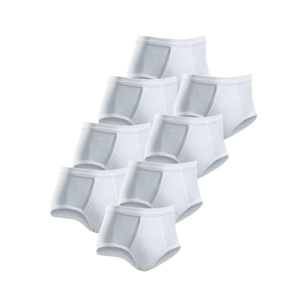 Clipper Slip, (Packung, 8 St.), schlichtes Basic für jeden Tag aus Doppelripp