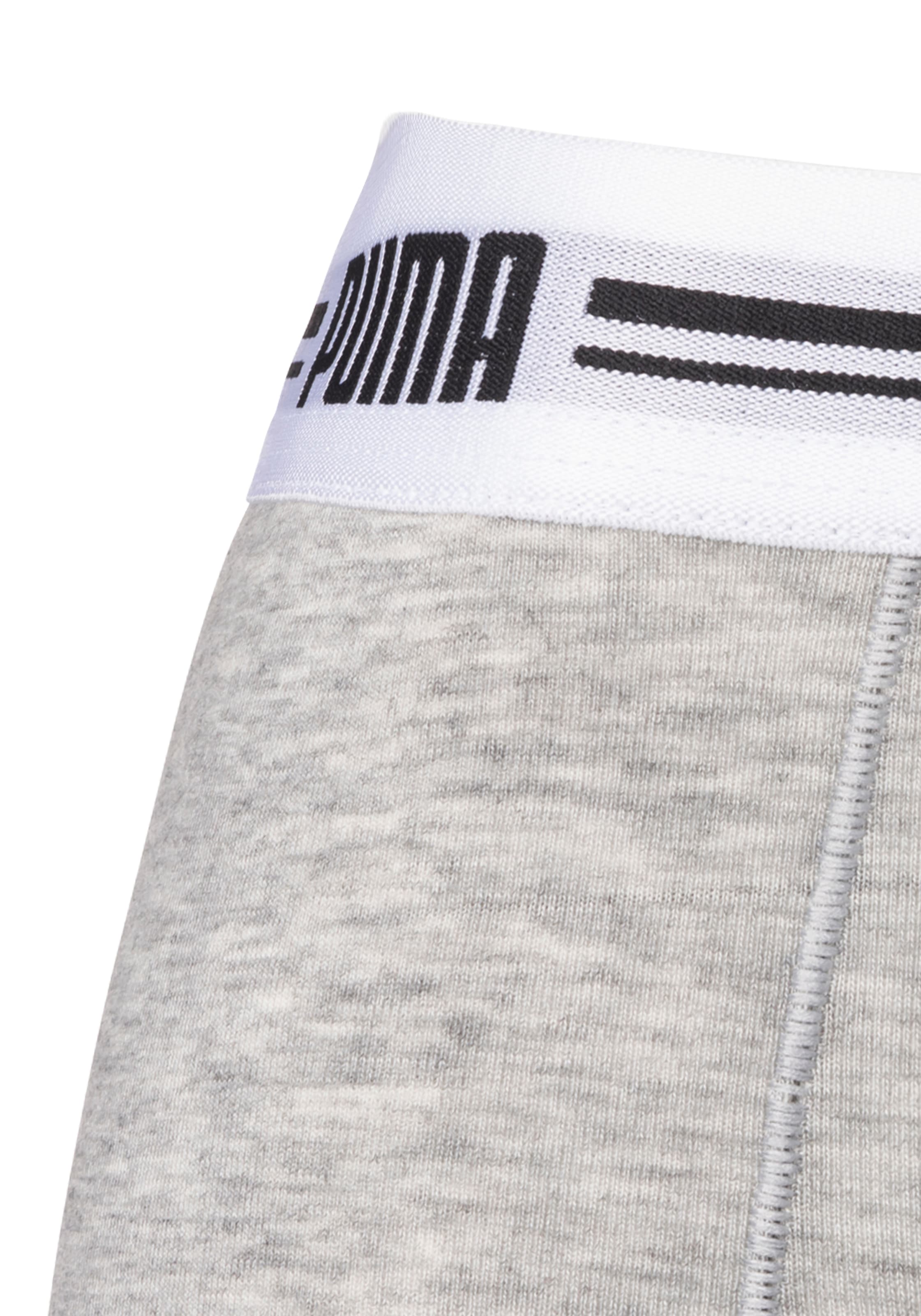 PUMA Panty »PUMA WOMEN MINI SHORT 2P PACK« Packung, 2er Pack,  mit markantem Logo-Bund