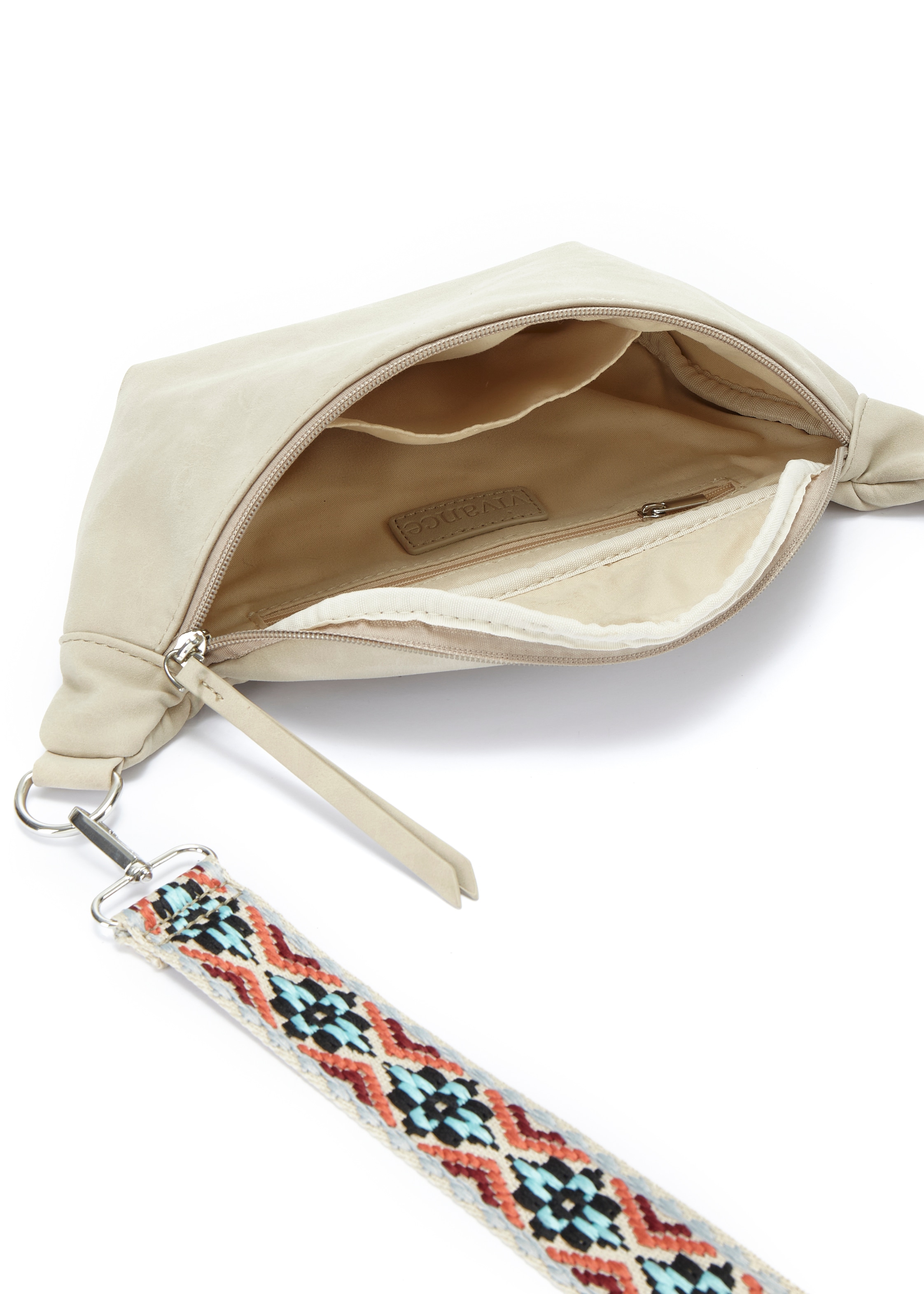 Vivance Bauchtasche »Umhängetasche, Hüfttasche«, Crossbody-Bag, Gürteltasche, austauschbarer Schulterriemen VEGAN