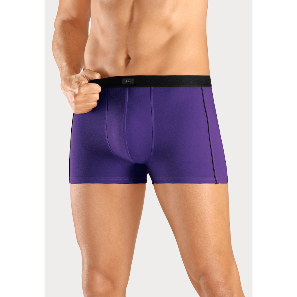 H.I.S Boxer »Boxershorts für Herren«, (Packung, 3 St.), mit schmalen Piping an den Seiten