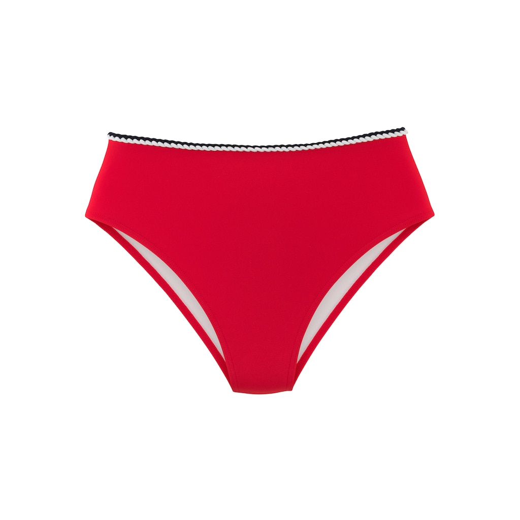 s.Oliver Bikini-Hose »Junis«, mit geflochtenen Details