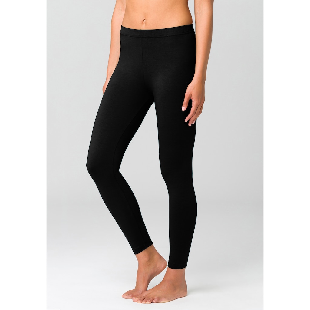 Vivance active Leggings, (2er-Pack), mit Gummibund, Loungewear