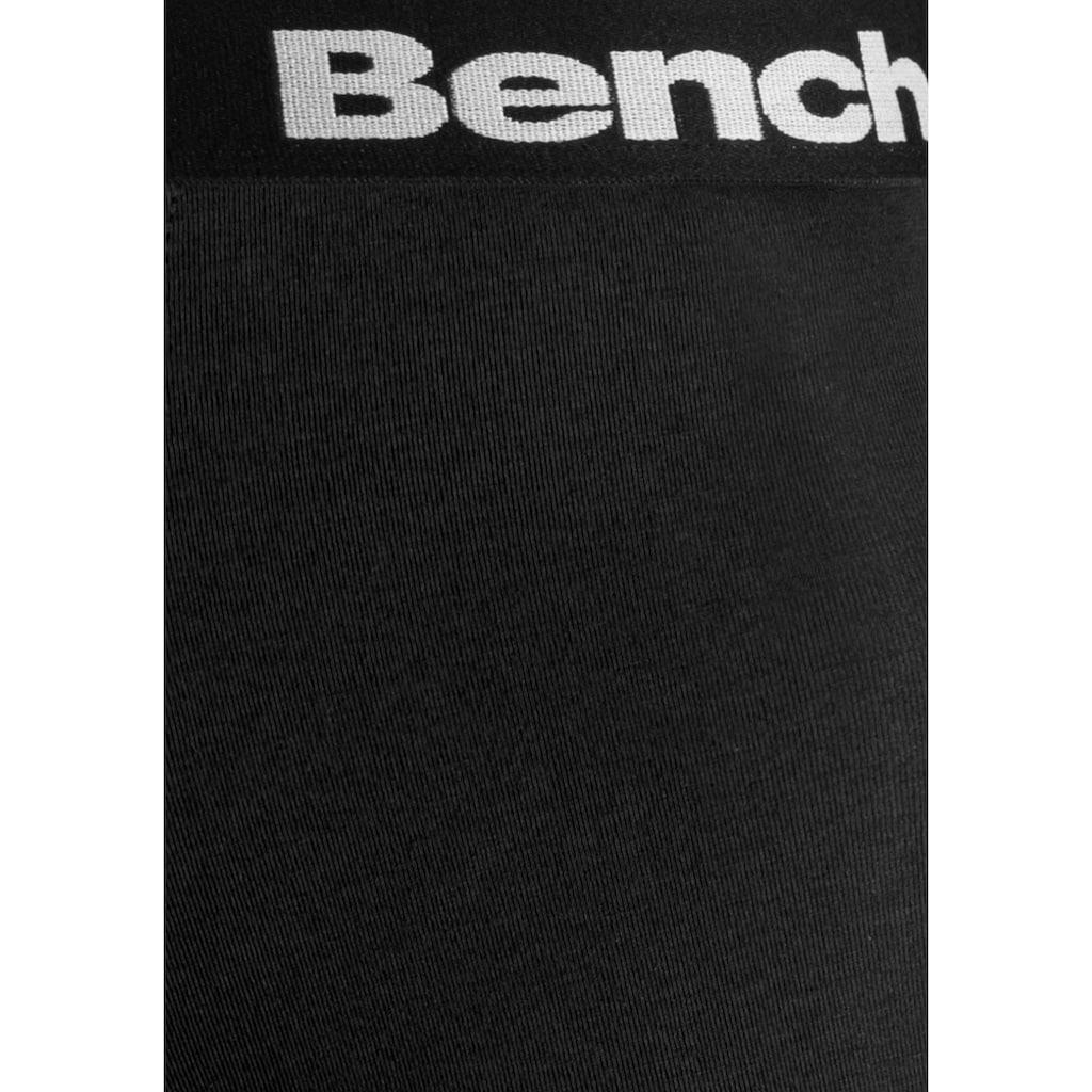 Bench. Langer Boxer »Boxershorts für Herren«, (Packung, 4 St.), Unterhosen mit Logoschriftzug im Bund