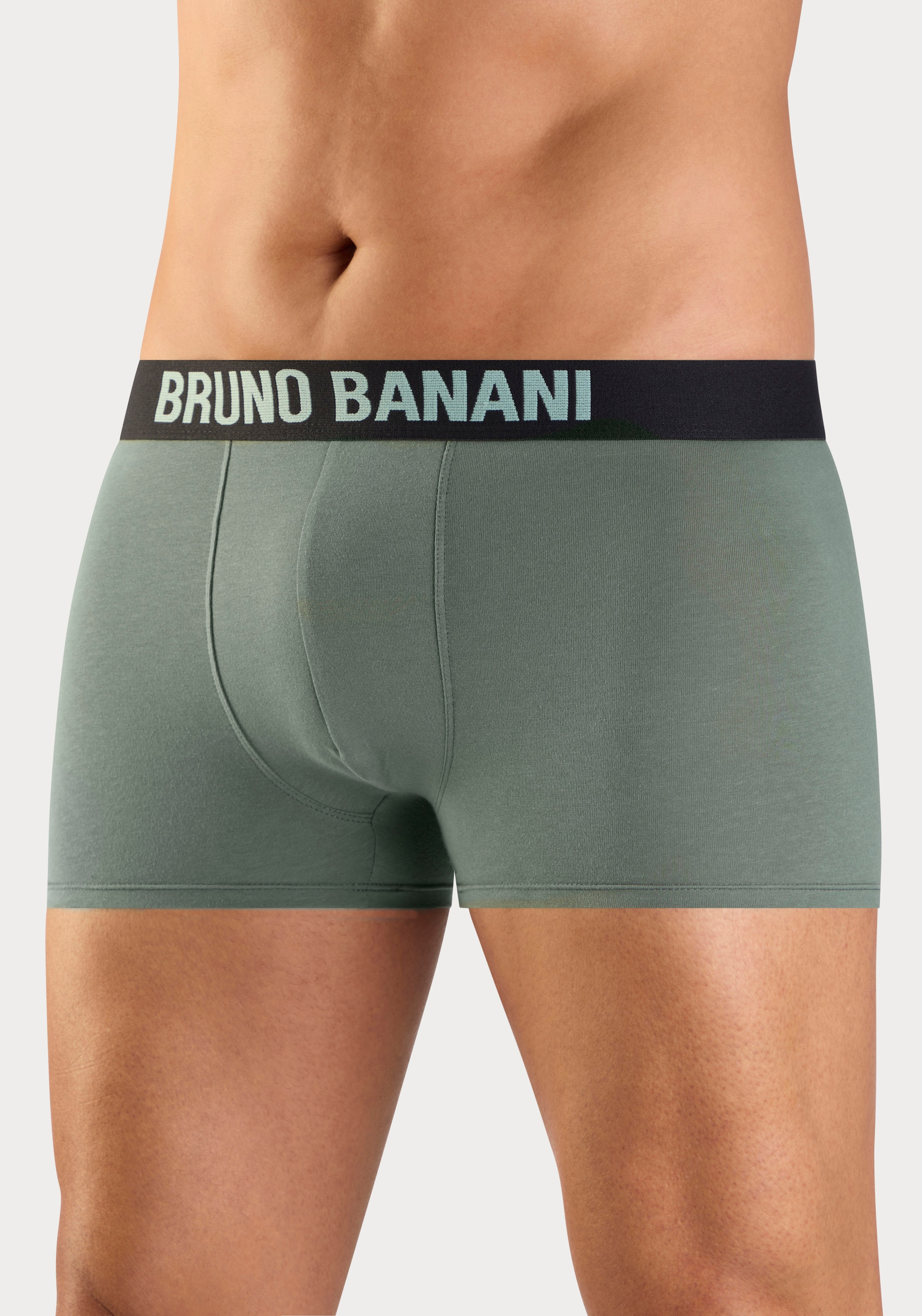 Bruno Banani Boxer »Boxershorts für Herren« Paquet, 4 cuis culottes avec ceinture logo