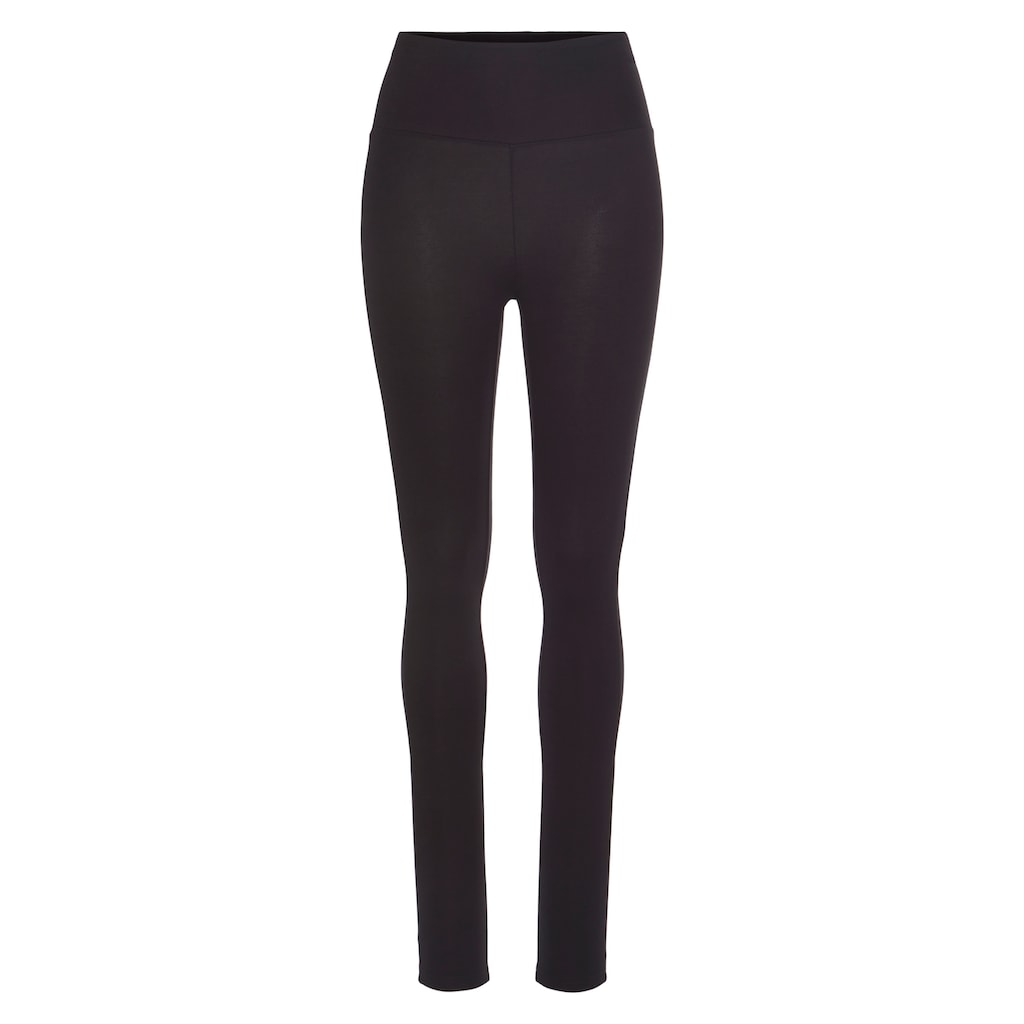 LASCANA Leggings, mit breitem Bündchen