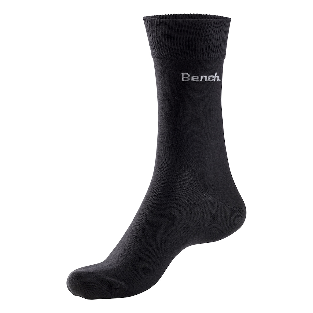 Bench. Basicsocken, (Packung, 4 Paar), in angenehm weicher Markenqualität