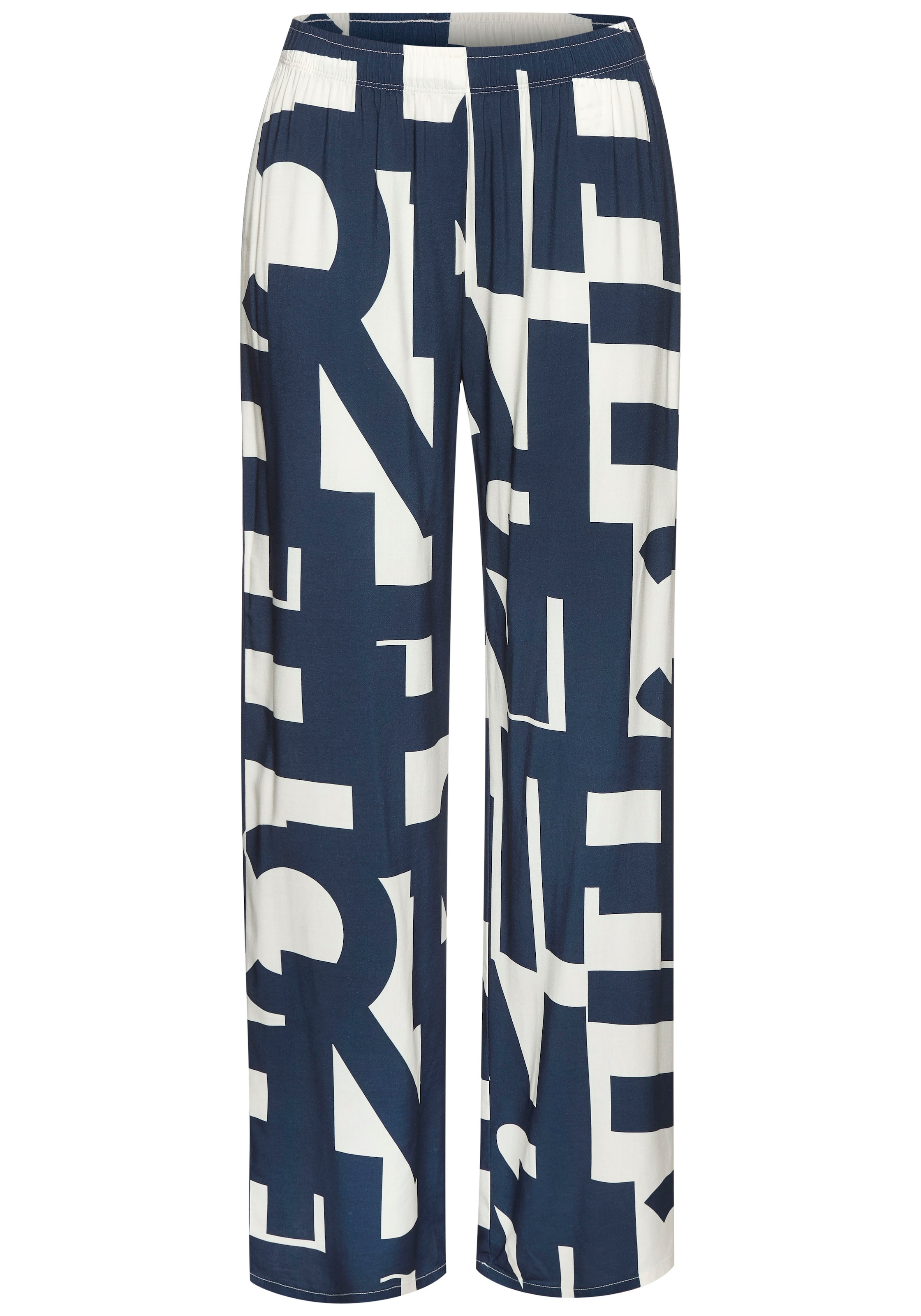 French Connection Pyjamahose, Gewebte Hemdenqualität aus Viskose