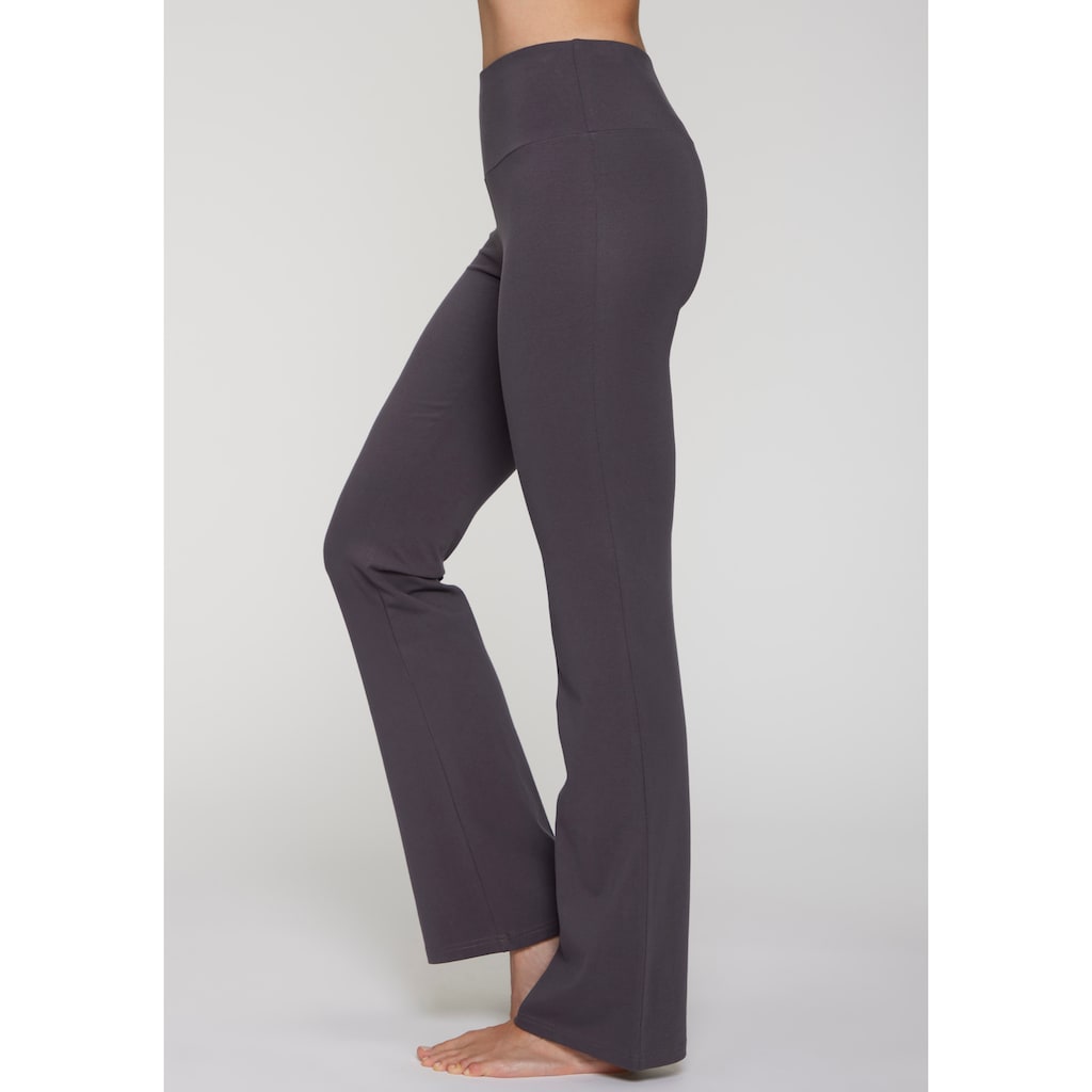LASCANA ACTIVE Jazzpants, mit breitem Bündchen