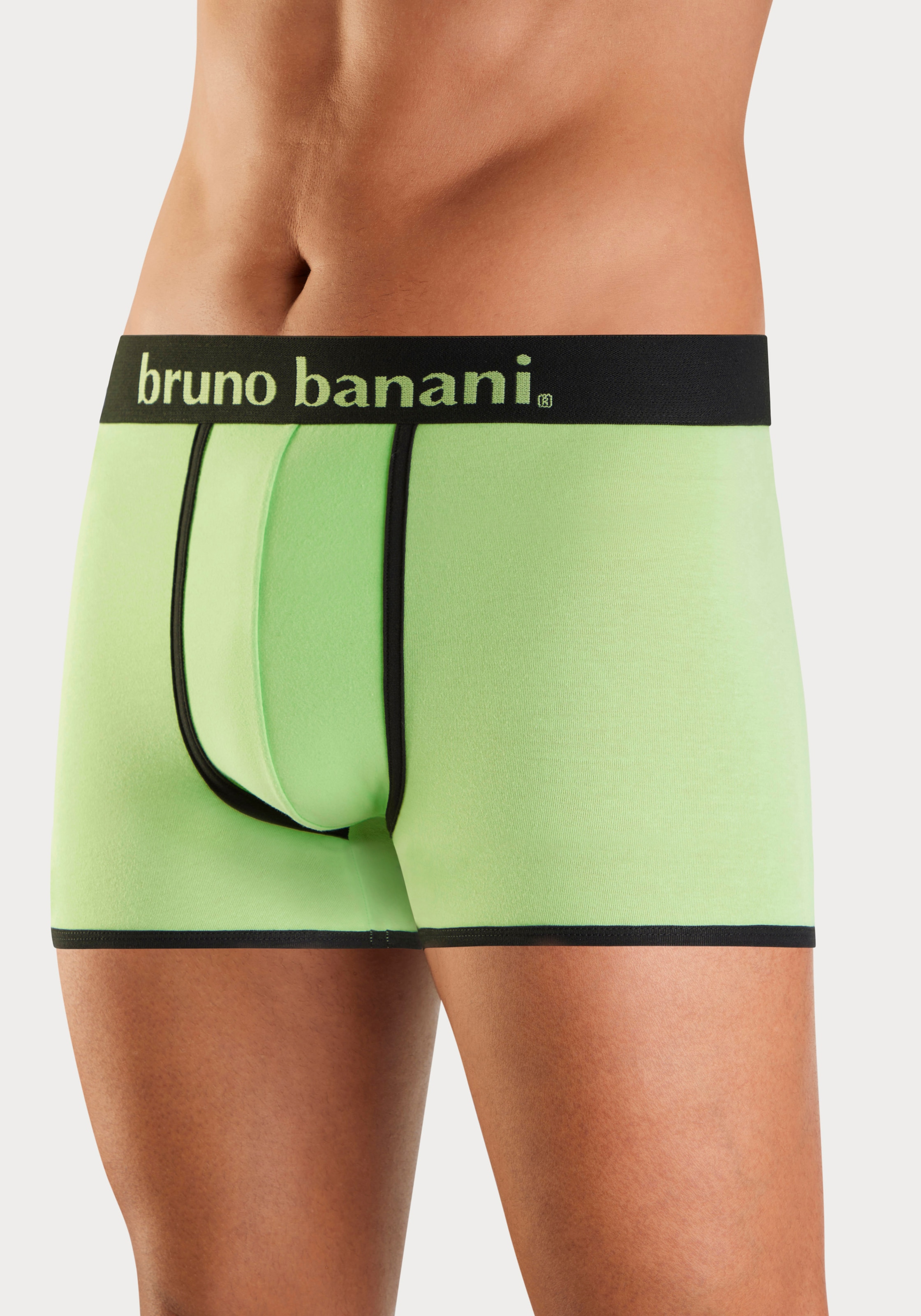 Bruno Banani Boxer »Boxershorts für Herren« Paquet, 3 cuis mit modischen Einfassungen