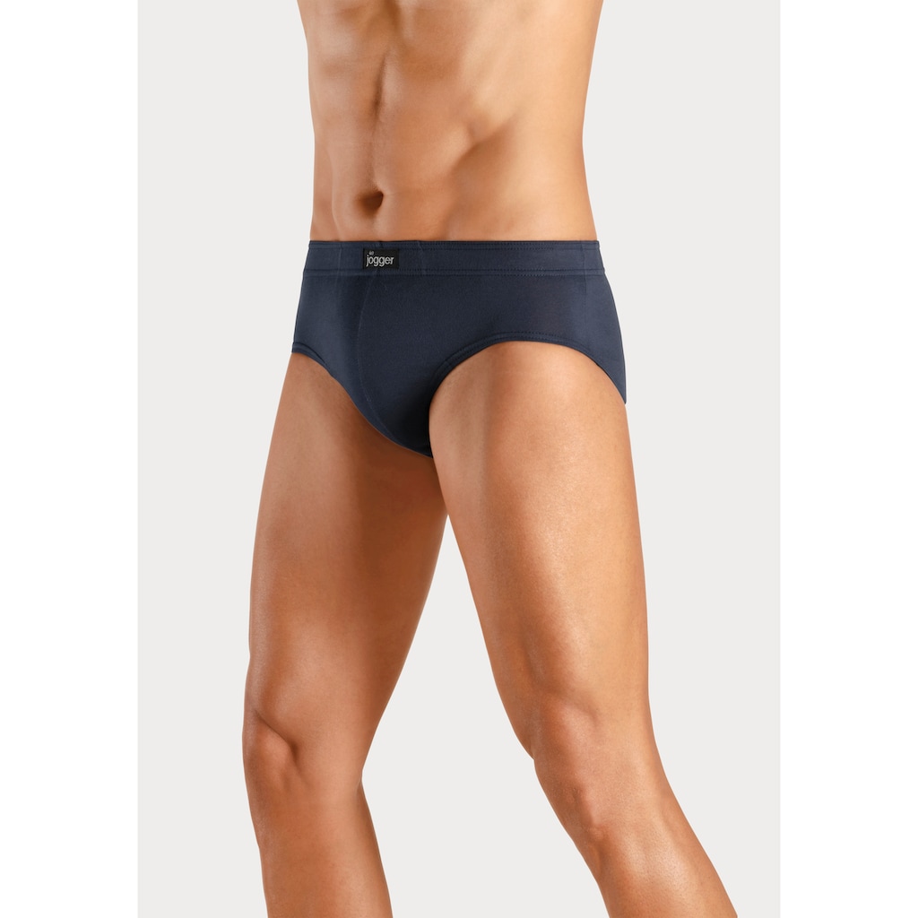 le jogger® Slip, (Packung, 4 St.), aus angenehm weicher Baumwoll-Qualität