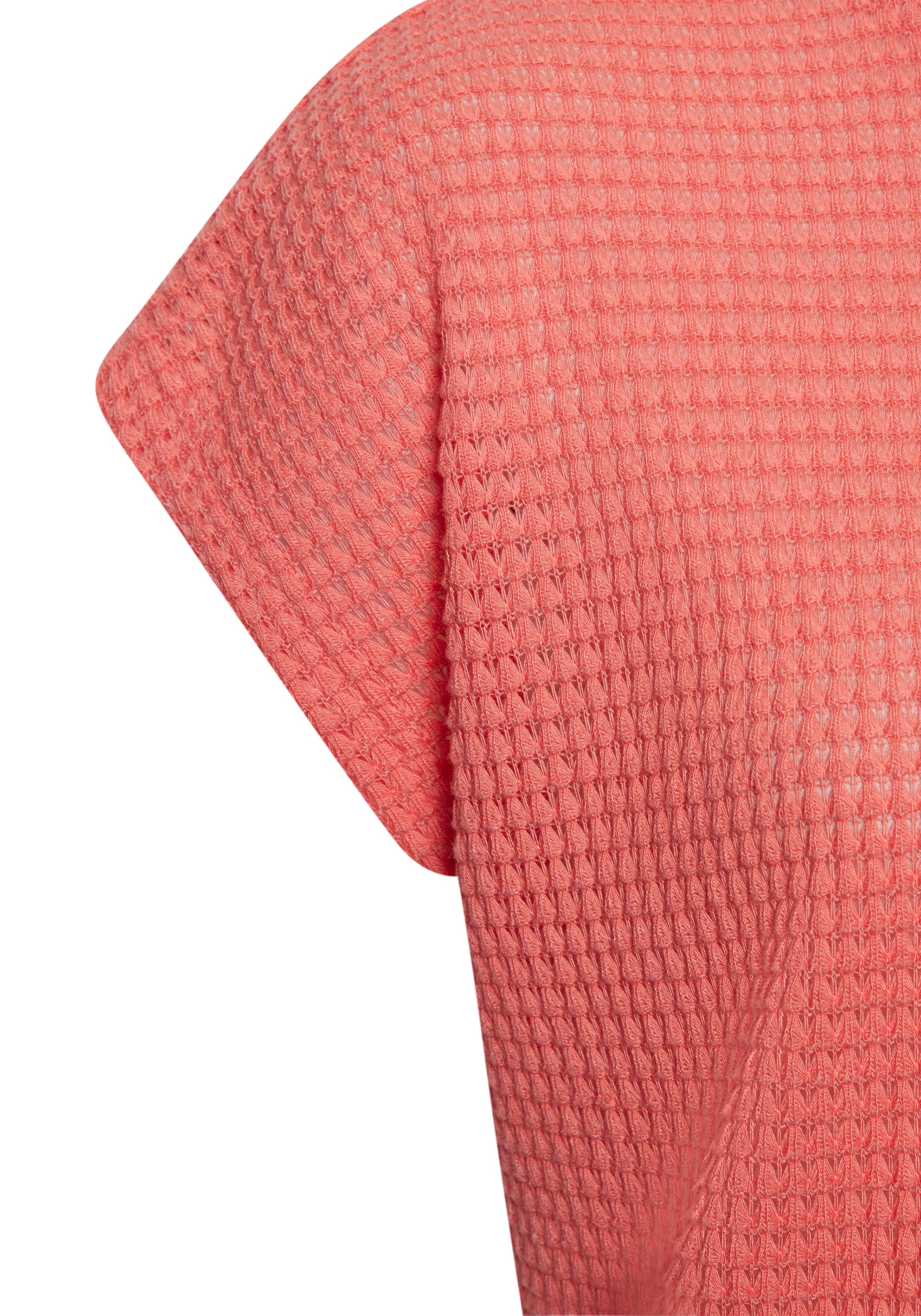 Vivance Kurzarmshirt »mit modischer Waffelstruktur«, (2er-Pack), aus bügelfreier Strickqualität