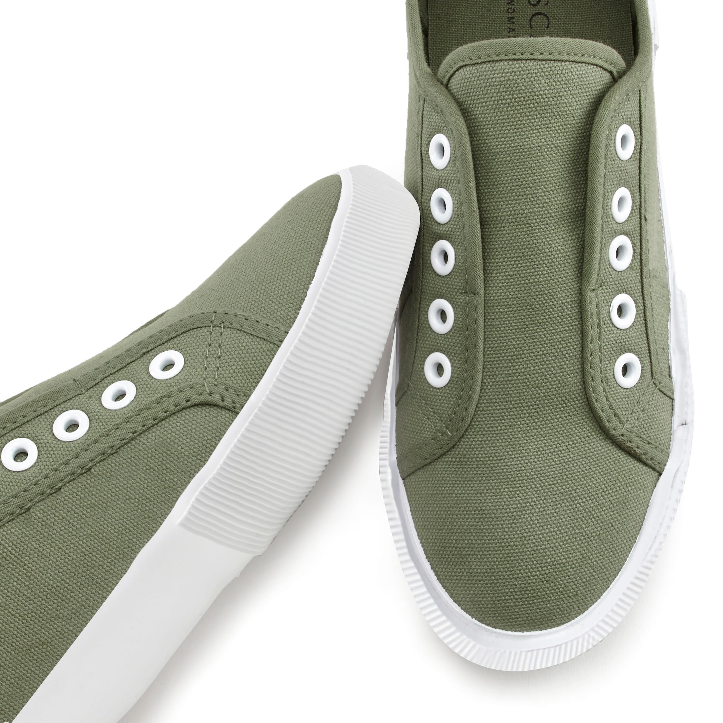LASCANA Sneaker, Slipper, Halbschuh, Slip-On-Sneaker bequem zum Reinschlüpfen, Slip-Ons