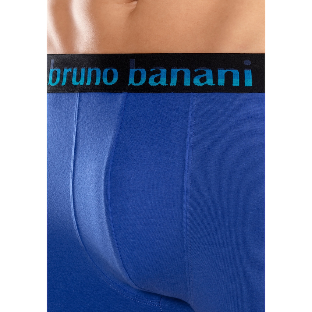Bruno Banani Boxer »Boxershorts für Herren«, (Packung, 5 St.), mit Streifen Logo Webbund