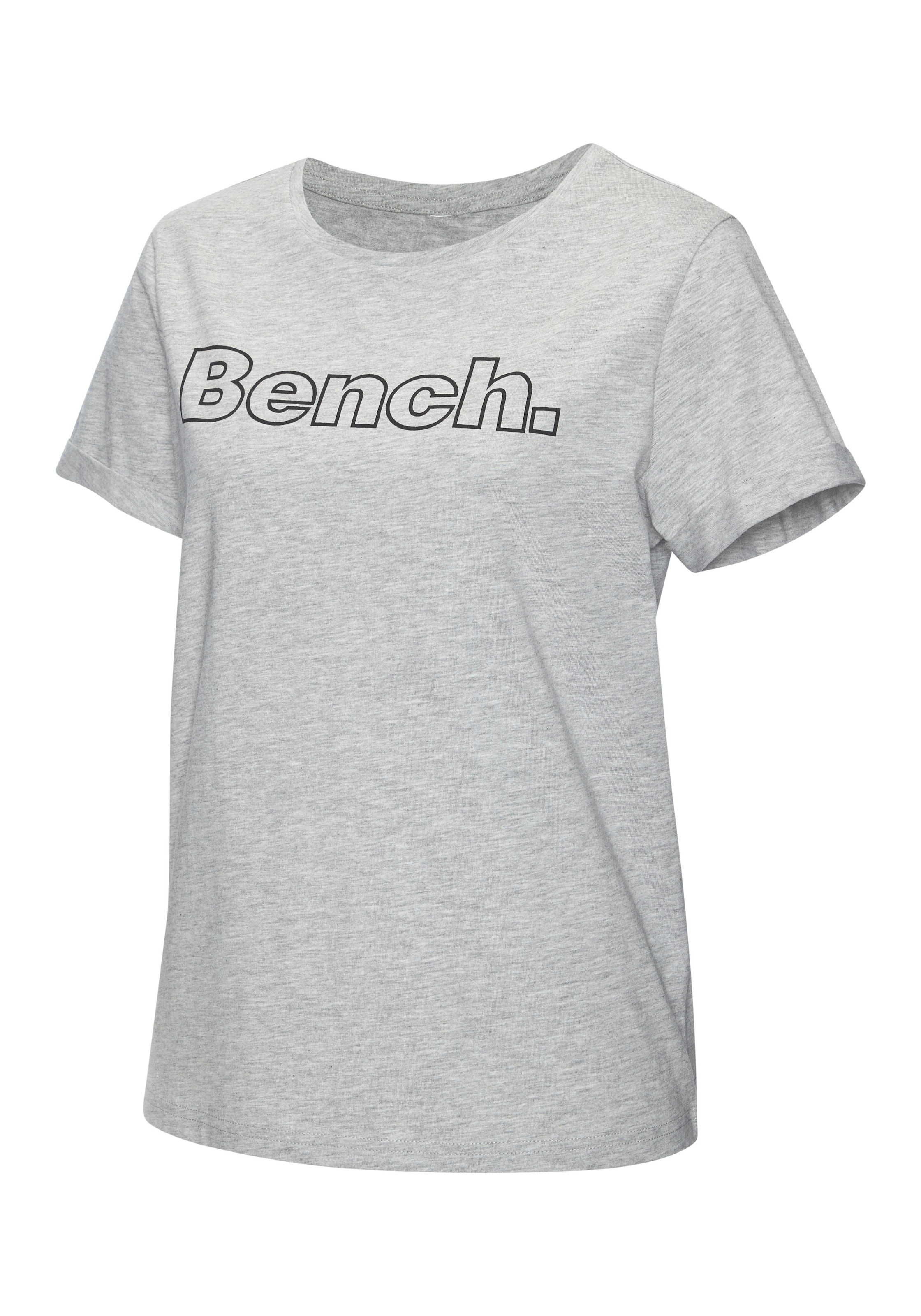 Bench. Loungewear T-Shirt Packung, 2 Stk. im doppelpack mit Logodruck, Loungewear