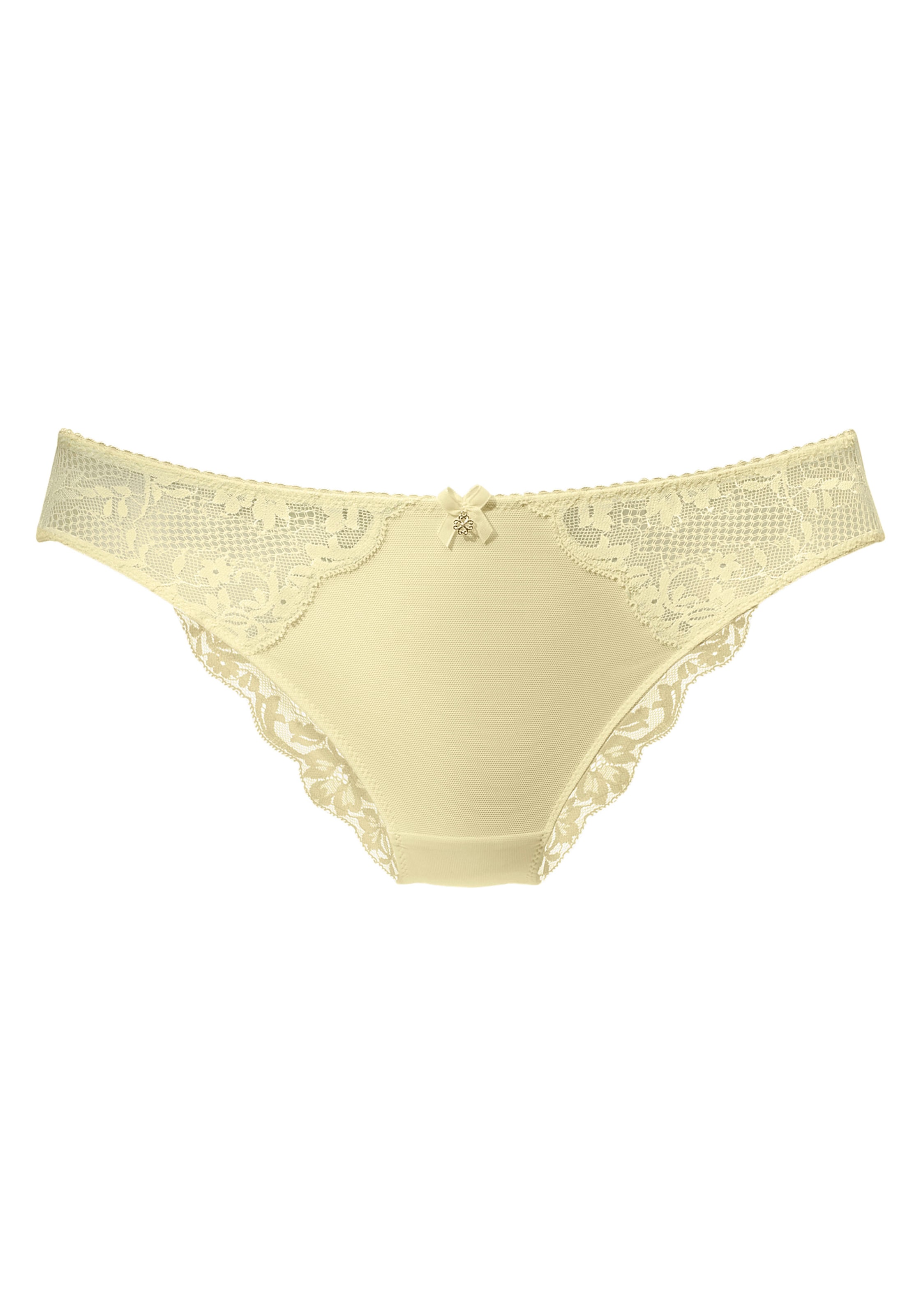 LASCANA Tanga, aus floraler Spitze in dezent transparenter Optik
